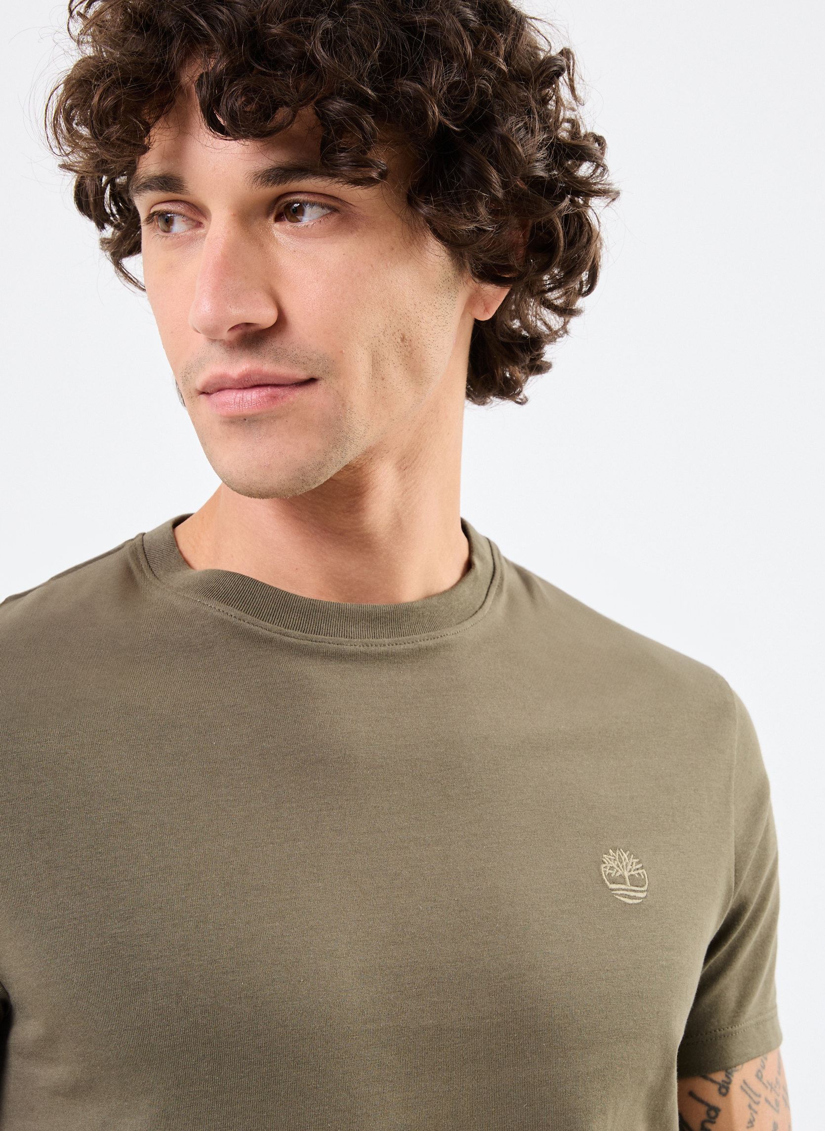 T-shirt a maniche corte short sleeve Tee uomo verde Timberland T-shirt a maniche corte short sleeve Tee uomo verde LEAF GREEN-CASSEL EARTH