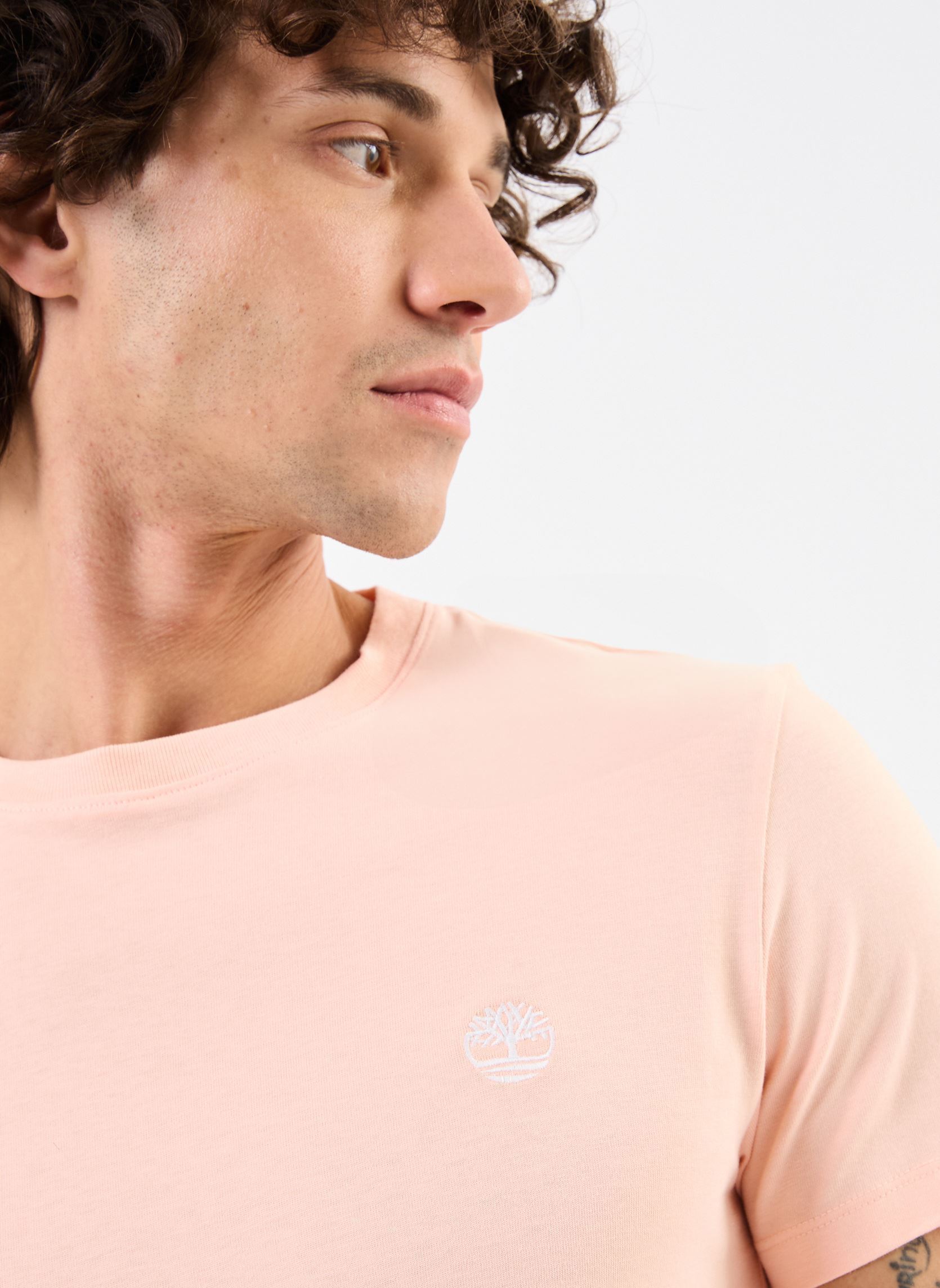 Tee-shirts manches courtes short sleeve Tee homme orange Timberland Tee-shirts manches courtes short sleeve Tee homme orange TROPICAL PEACH
