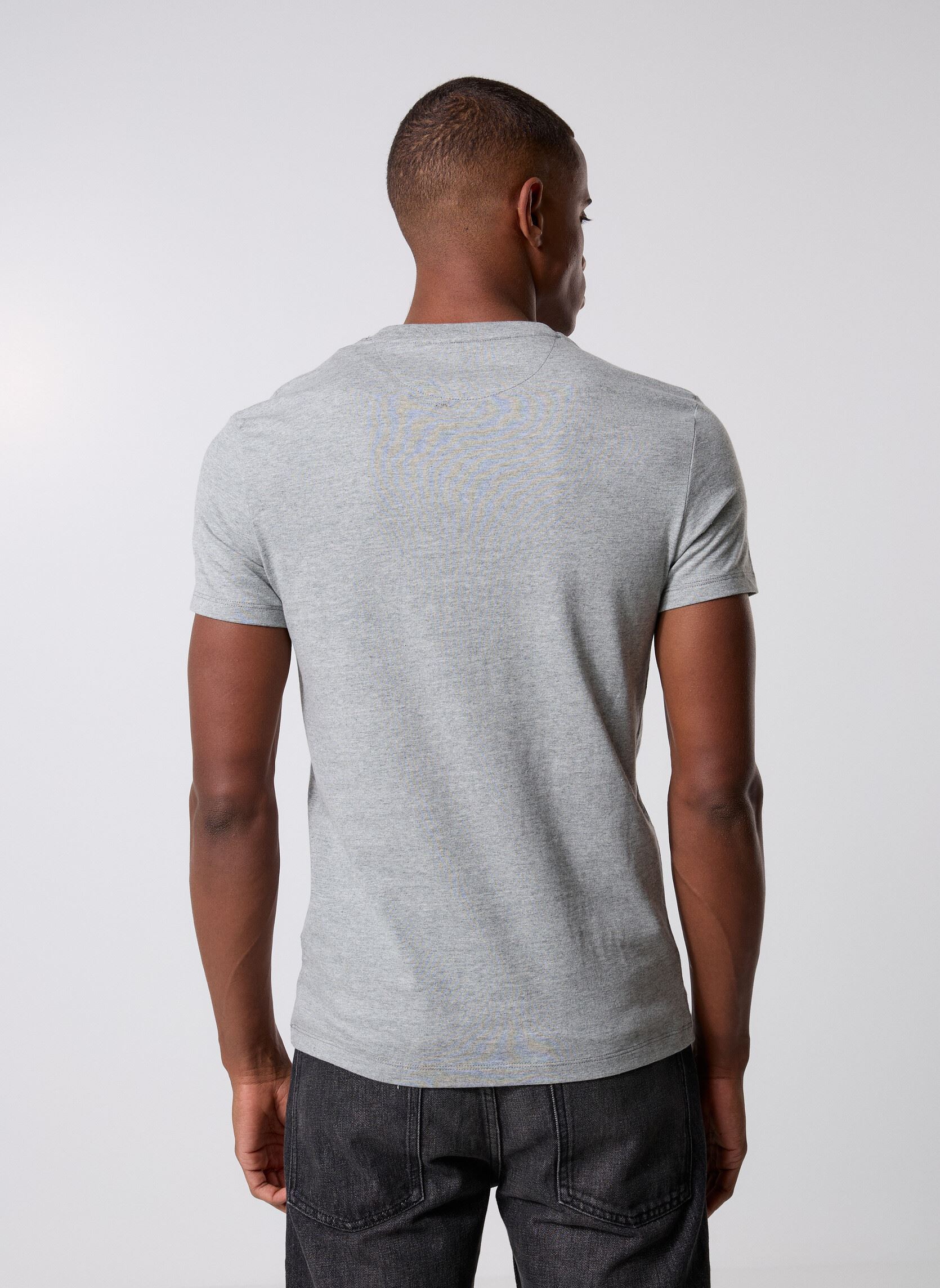 Tee-shirts manches courtes short sleeve Tee homme gris Timberland Tee-shirts manches courtes short sleeve Tee homme gris MEDIUM GREY HEATHER
