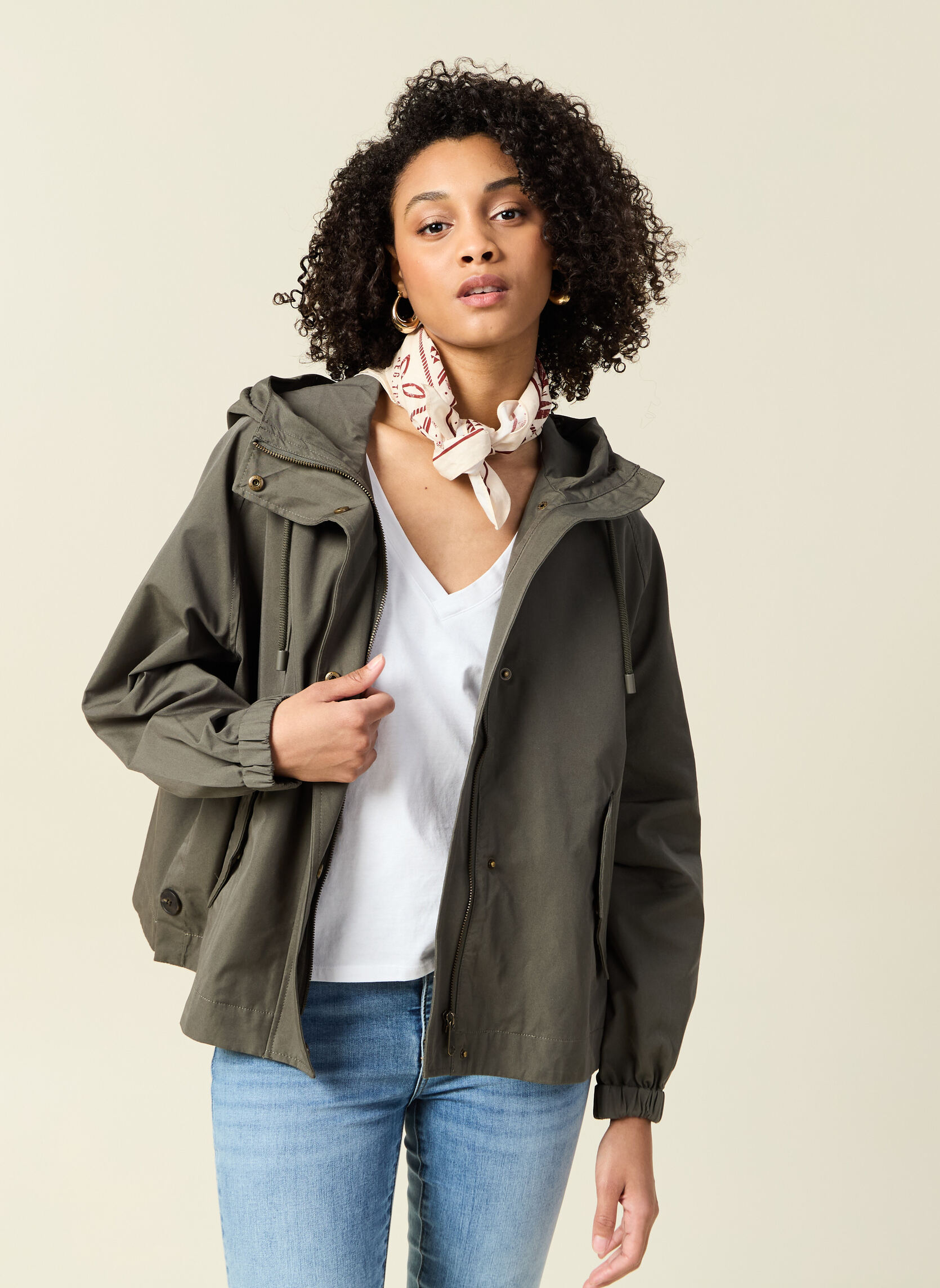 Parkas PARKACOUF femme vert Bonobo Parkas PARKACOUF femme vert Kaki