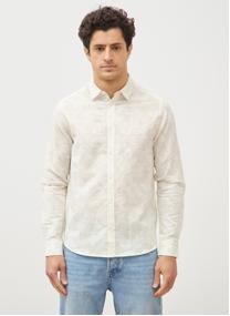 Chemises ESSLINAOP2H homme blanc Bonobo Chemises ESSLINAOP2H homme blanc Blanc pailleté
