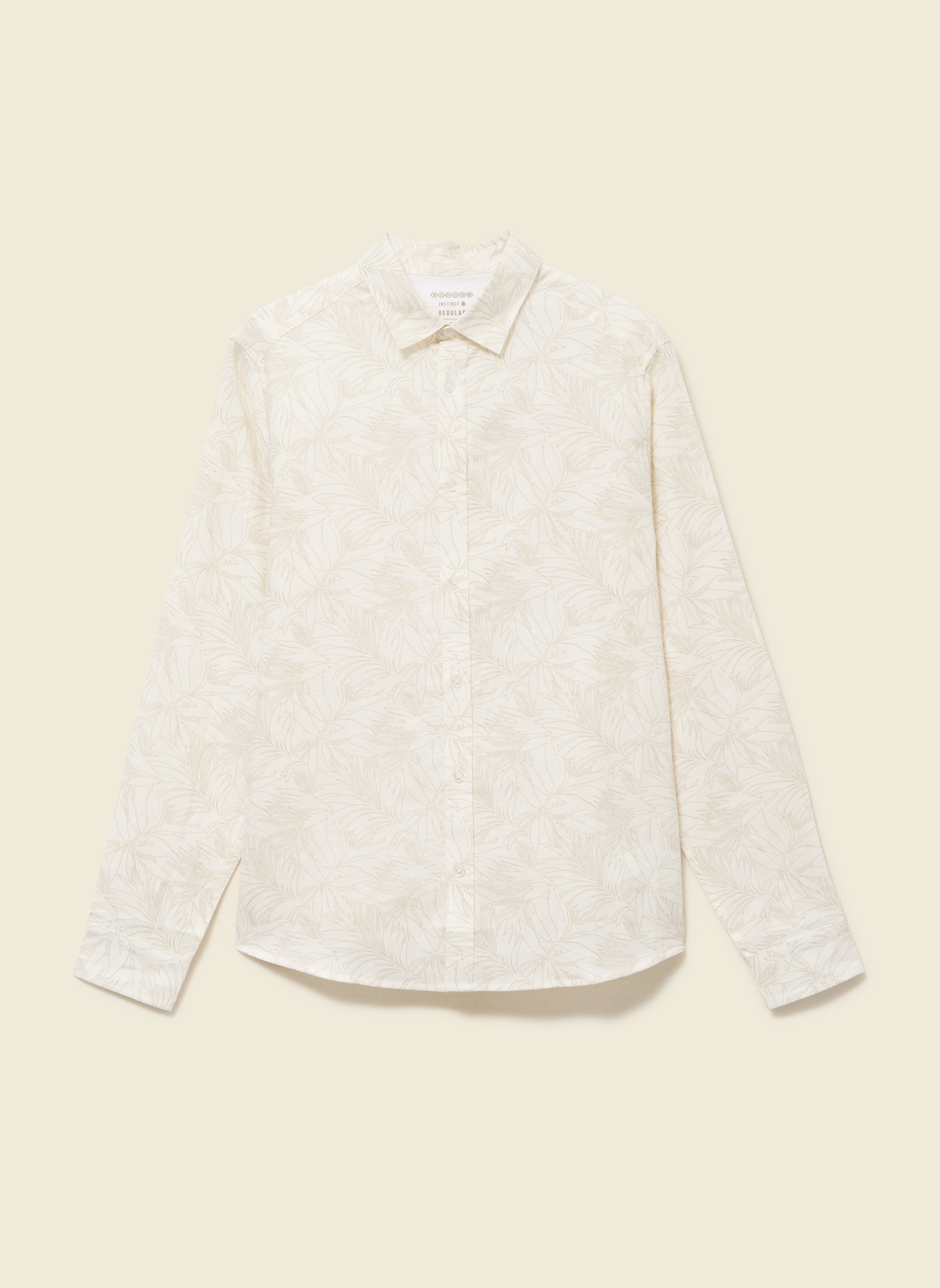 Chemises ESSLINAOP2H homme blanc Bonobo Chemises ESSLINAOP2H homme blanc Blanc pailleté