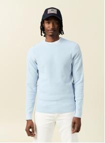 Pulls SPRINGPULLH homme bleu Bonobo Pulls SPRINGPULLH homme bleu Bleu azur