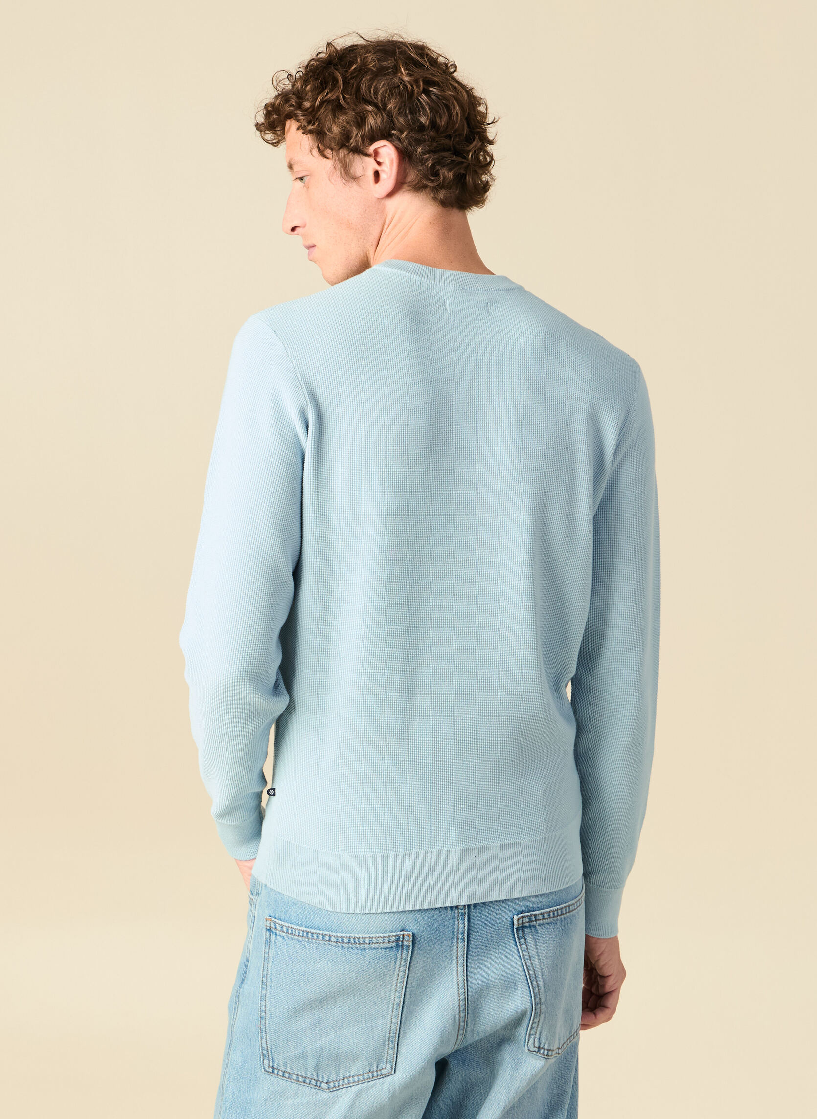 Pulls SPRINGPULLH homme bleu Bonobo Pulls SPRINGPULLH homme bleu Bleu azur