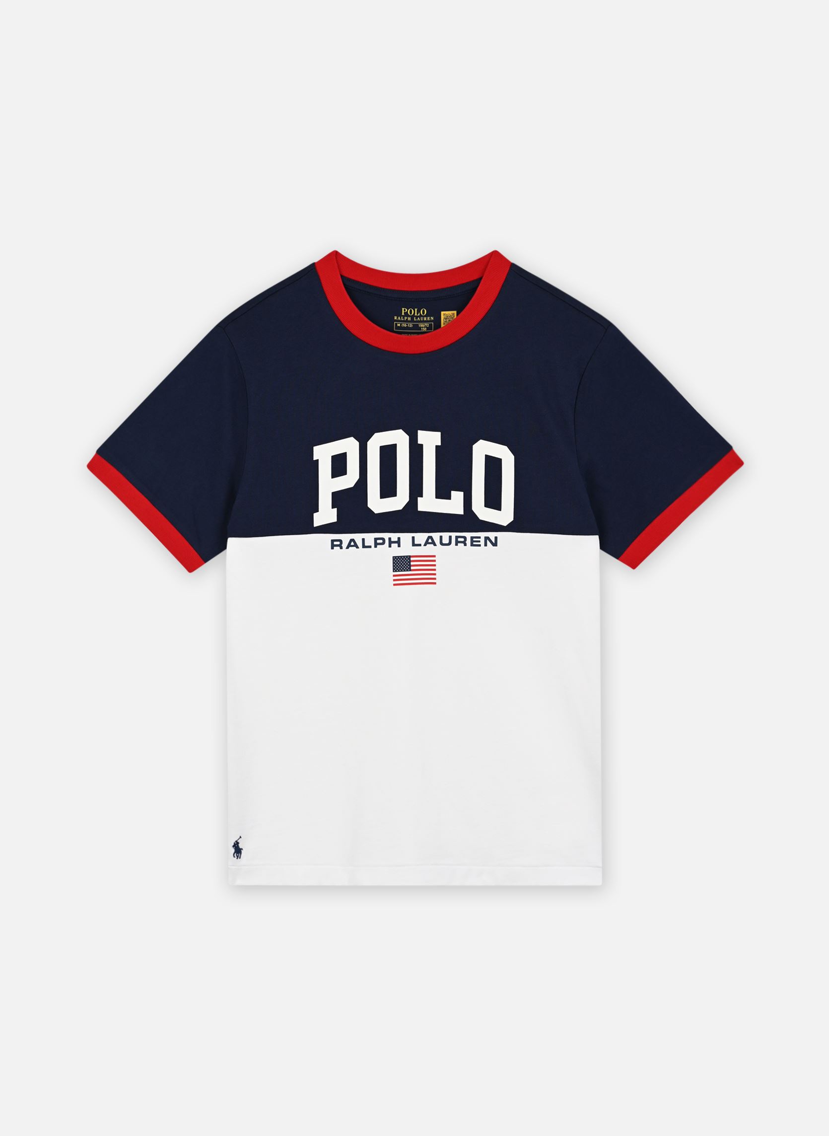 T shirt enfant Polo Ralph Lauren SS CN RINGER KNIT SHIRTS T SHIRT - vue 2