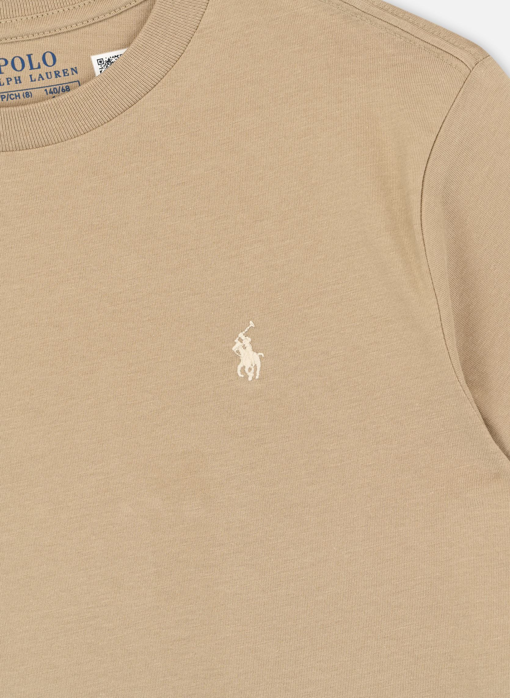 T-shirts met korte mouwen T-Shirt Col Rond Jersey De Coton Kids 83 jongens beige Polo Ralph Lauren T-shirts met korte mouwen T-Shirt Col Rond Jersey De Coton Kids 83 jongens beige CLASSIC KHAKI C8135
