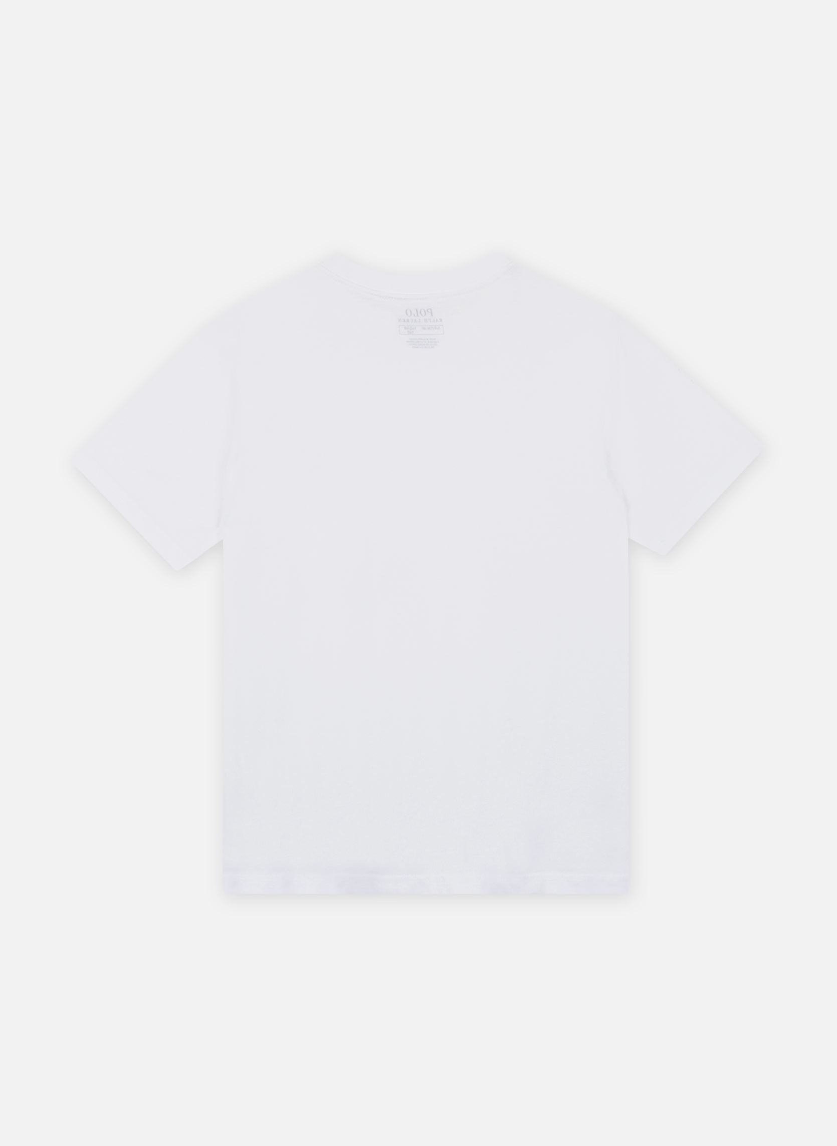 Tee-shirts manches courtes T-Shirt Col Rond Jersey De Coton Kids 83 garçon blanc Polo Ralph Lauren Tee-shirts manches courtes T-Shirt Col Rond Jersey De Coton Kids 83 garçon blanc WHITE