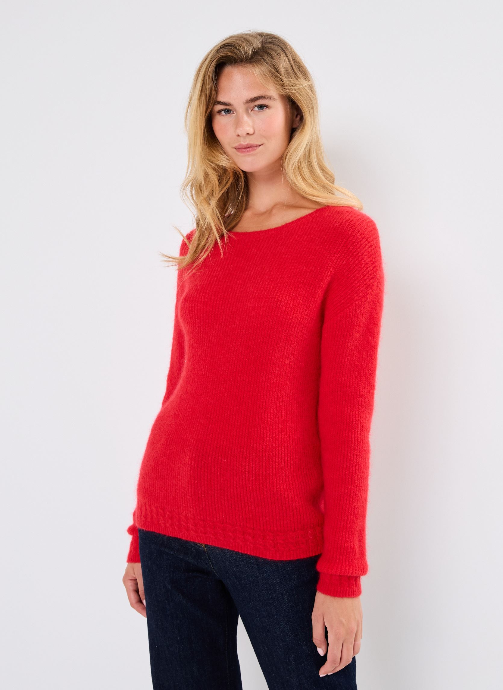 Pulls MARTINA femme rose Georgia Rose Pulls MARTINA femme rose LYCHEE