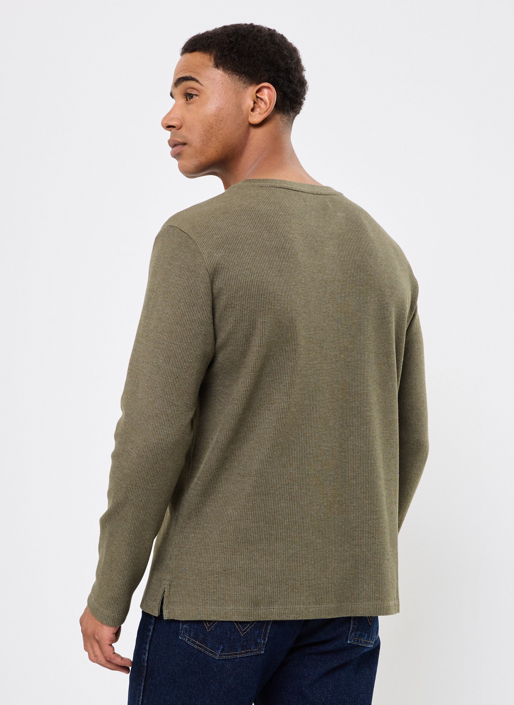 Tee-shirts manches longues TUNIS homme vert MADE BY Tee-shirts manches longues TUNIS homme vert GRAPE LEAF