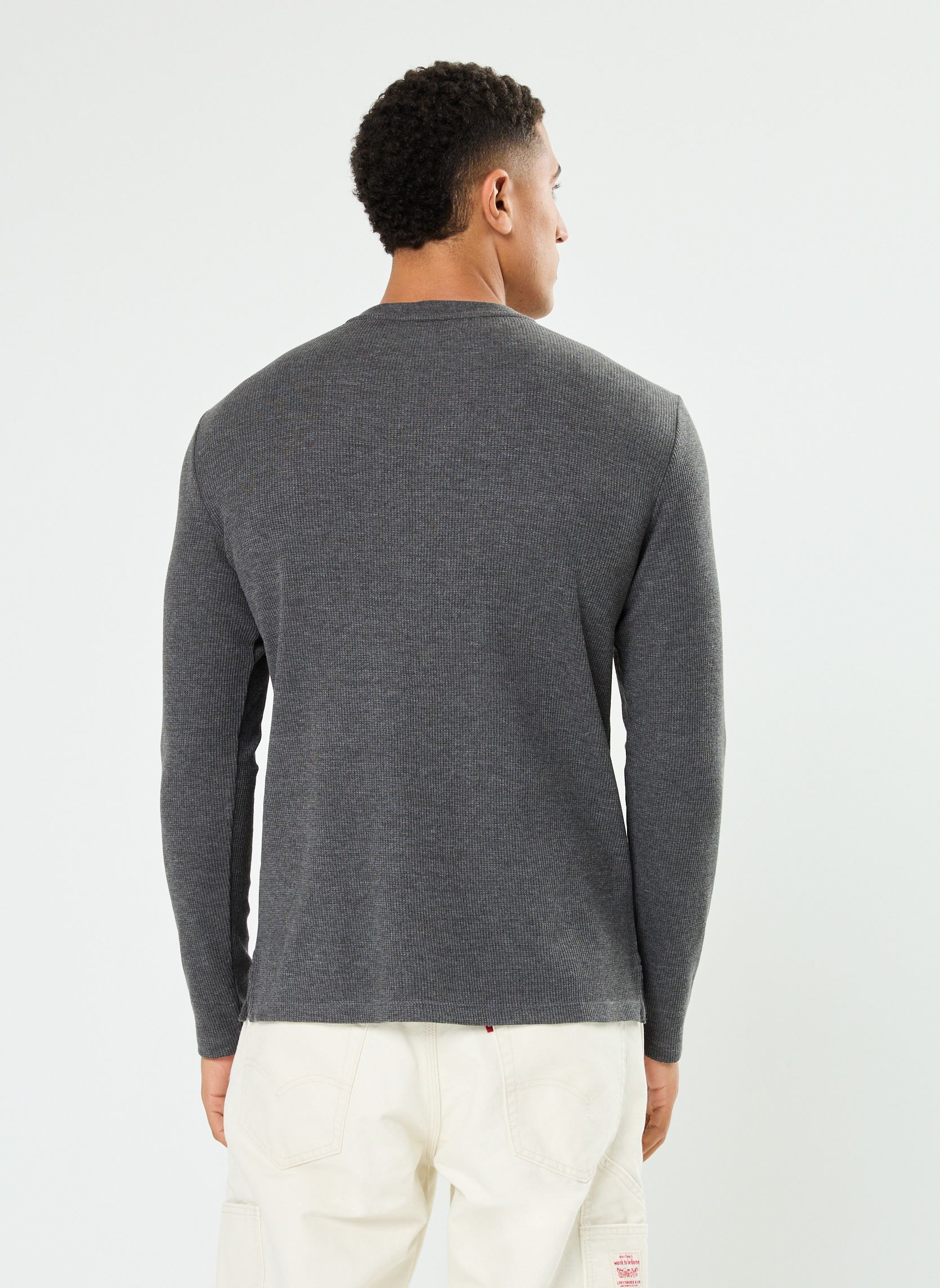 Langarm-T-Shirts TUNIS herren grau MADE BY Langarm-T-Shirts TUNIS herren grau PHANTOM