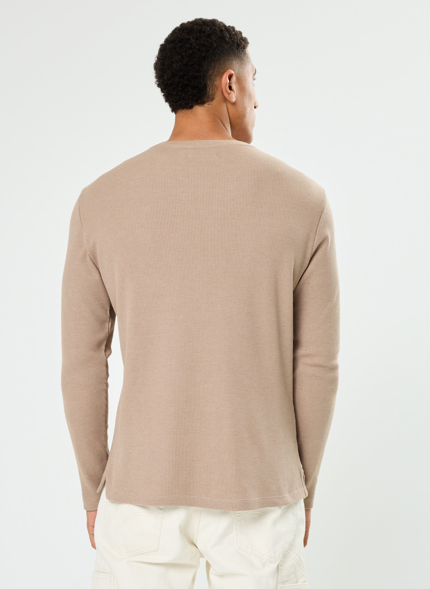 Tee-shirts manches longues TUNIS homme beige MADE BY Tee-shirts manches longues TUNIS homme beige DESERT TAUPE
