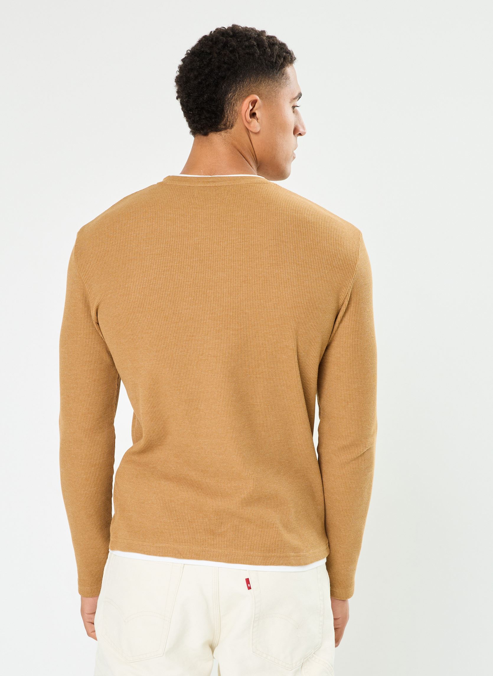 Langarm-T-Shirts THEOLONG herren braun MADE BY Langarm-T-Shirts THEOLONG herren braun Rubber