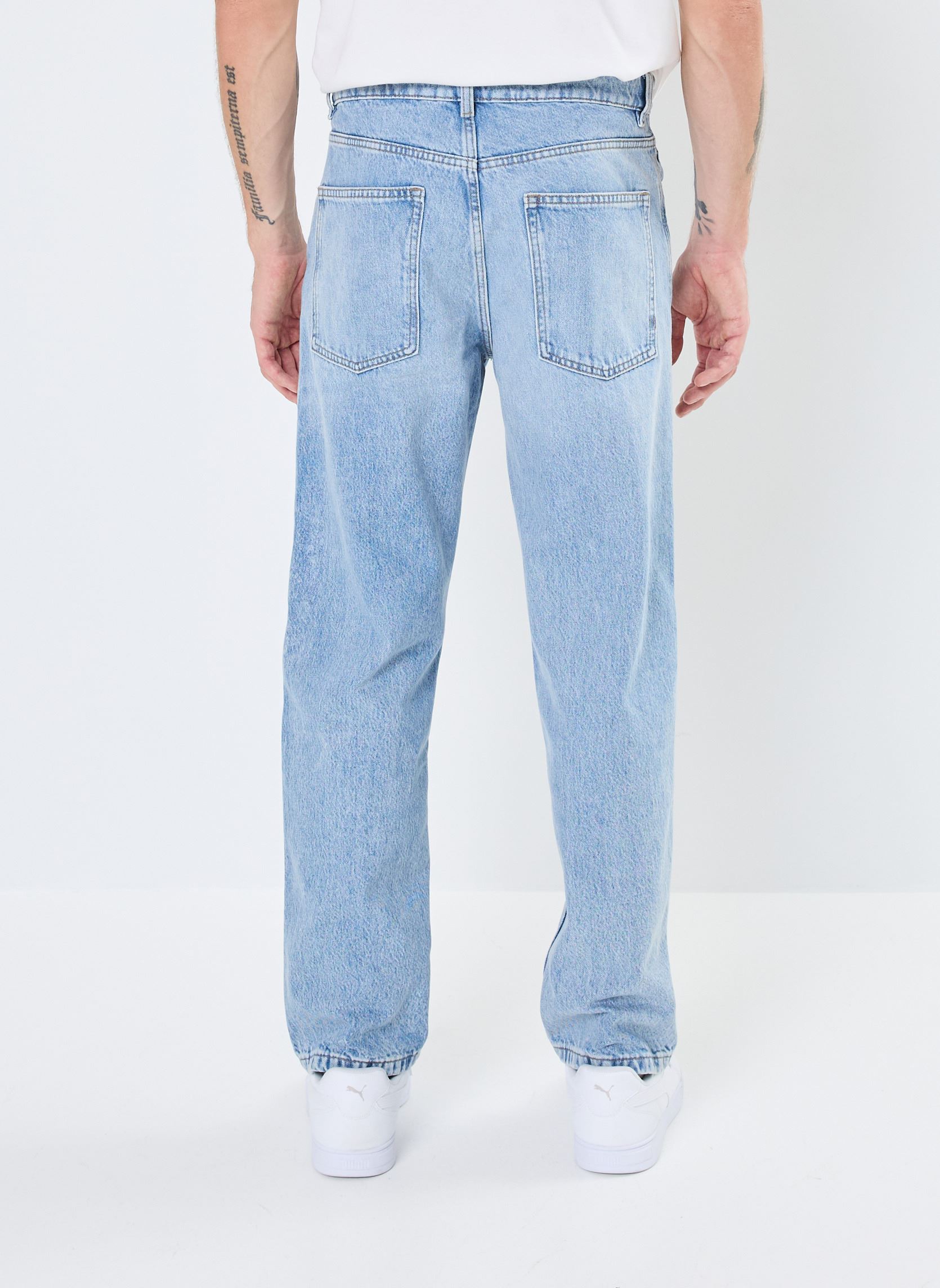 Jeans droit PARAGUAY homme bleu Marvin&Co Jeans droit PARAGUAY homme bleu DENIM BLEACH