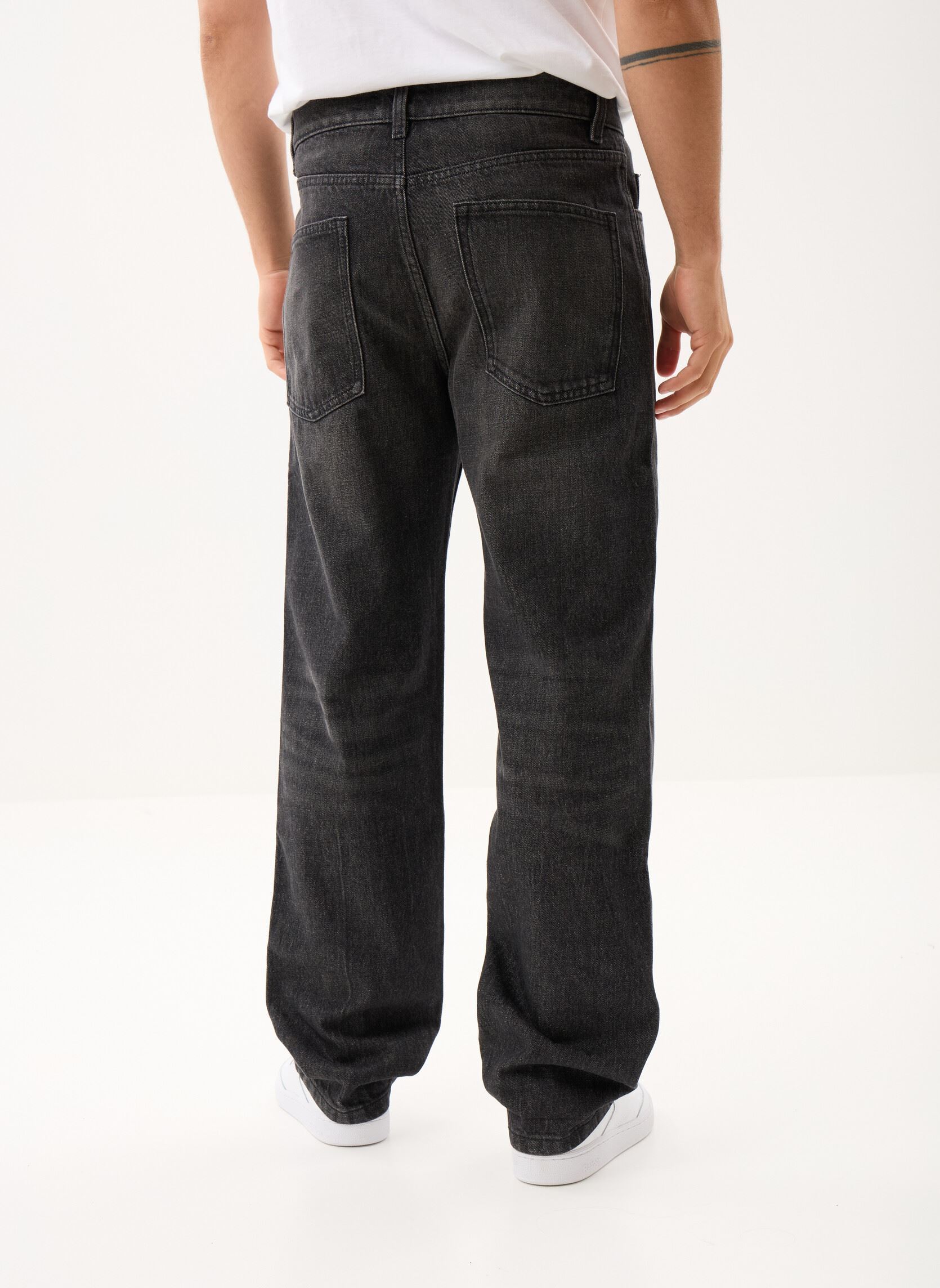 Rechte jeans / Straight Leg Jeans PARAGUAY heren zwart Marvin&Co Rechte jeans / Straight Leg Jeans PARAGUAY heren zwart DENIM SNOW BLACK