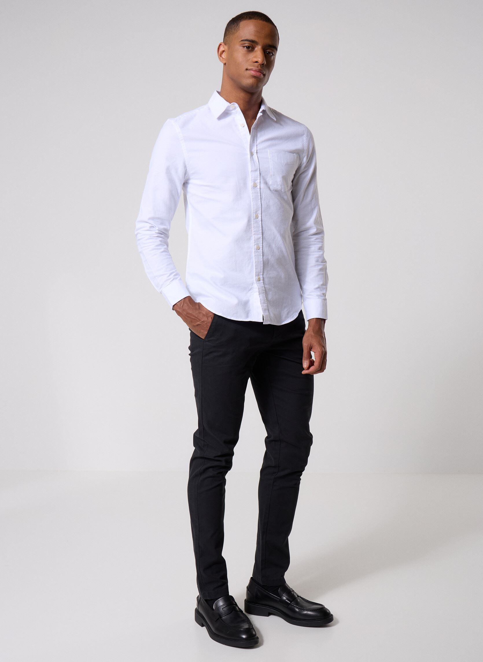 Chemises CHUCK homme blanc Marvin&Co Chemises CHUCK homme blanc LUCENT WHITE