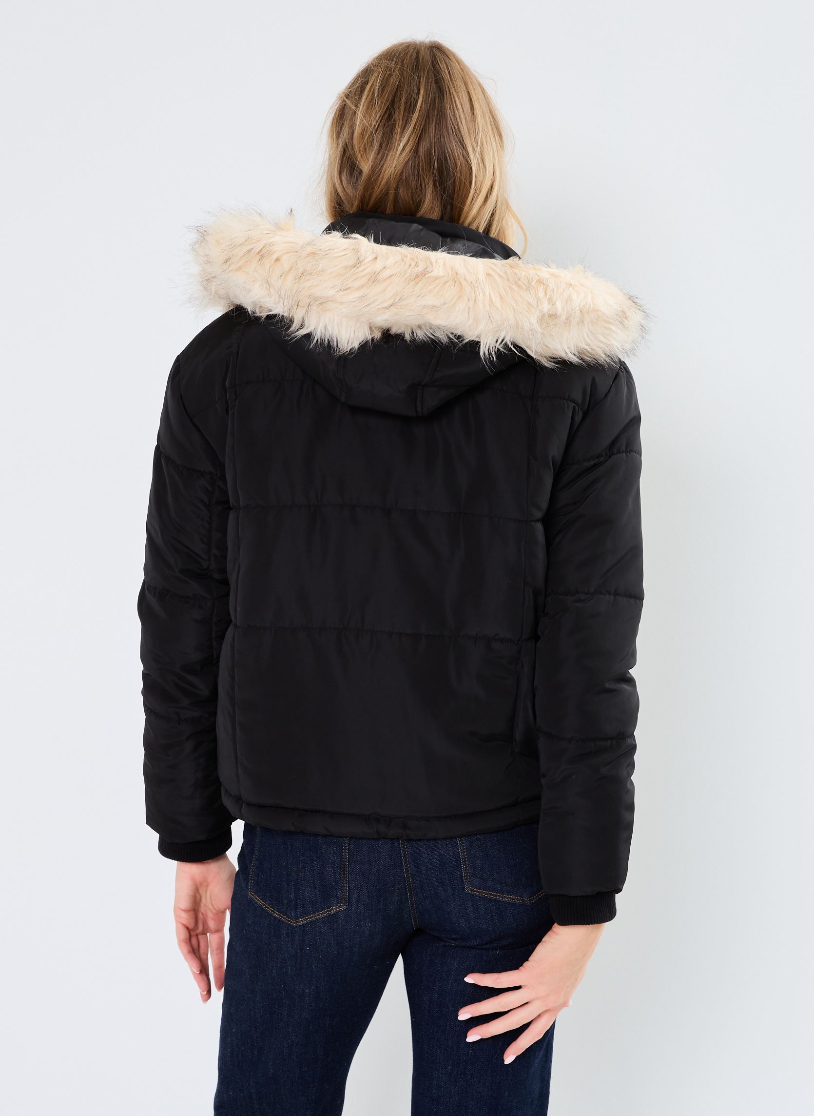 Doudounes GINNA-CAPUCHE femme noir MADE BY Doudounes GINNA-CAPUCHE femme noir Noir