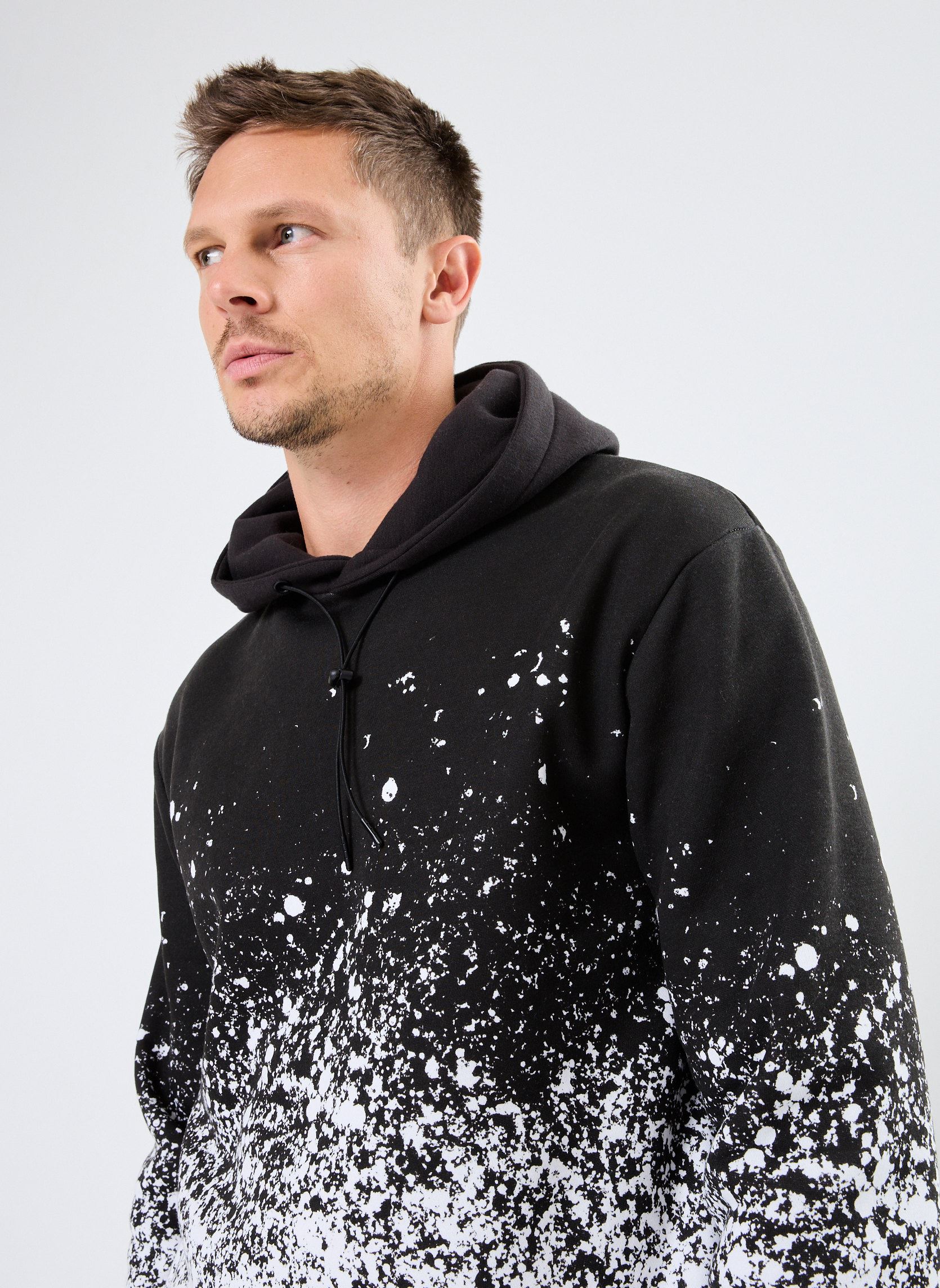 Sweats à capuche MSTREET sweatshirt homme noir MADE BY Sweats à capuche MSTREET sweatshirt homme noir JET BLACK