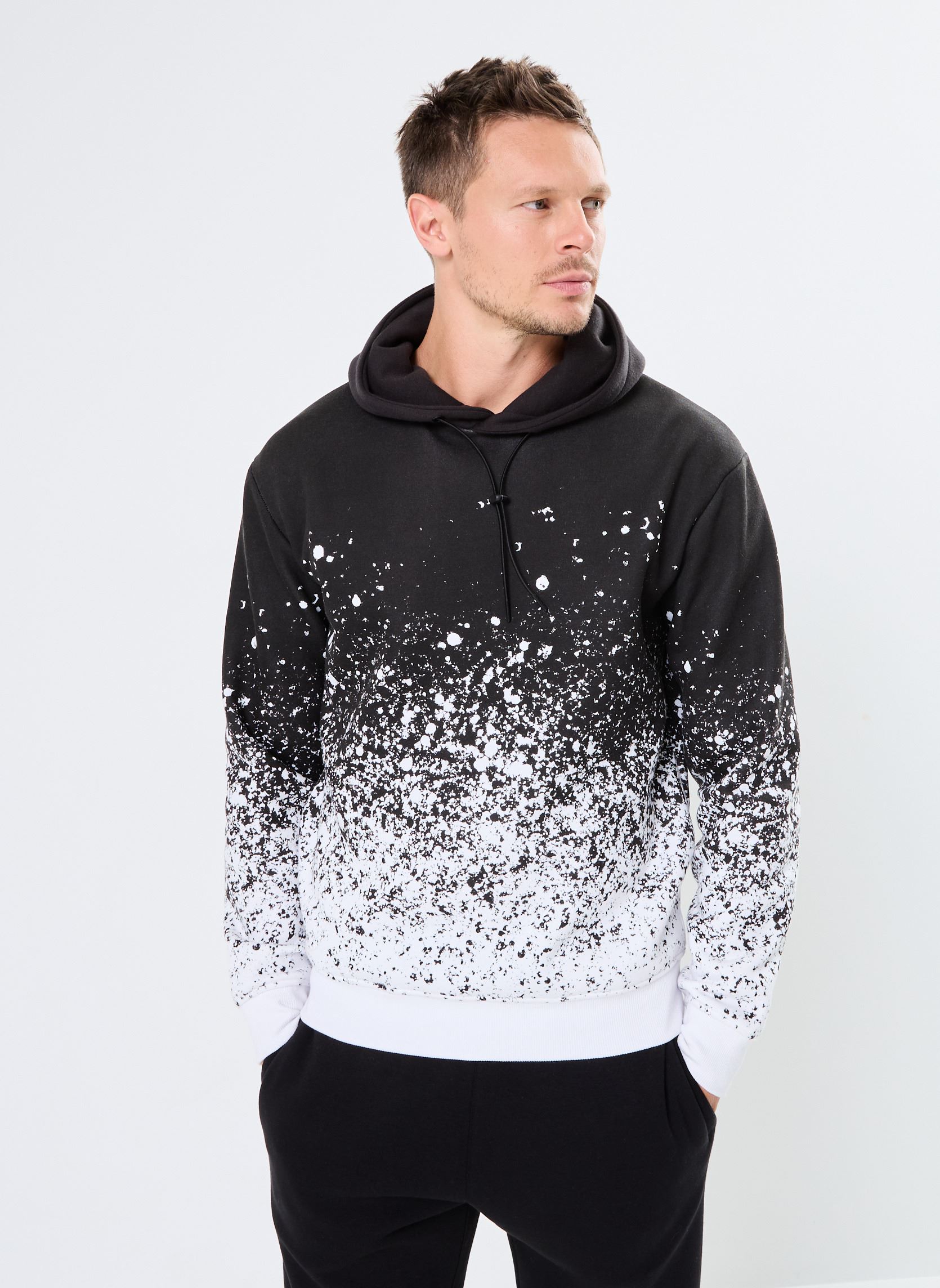 Sweats à capuche MSTREET sweatshirt homme noir MADE BY Sweats à capuche MSTREET sweatshirt homme noir JET BLACK