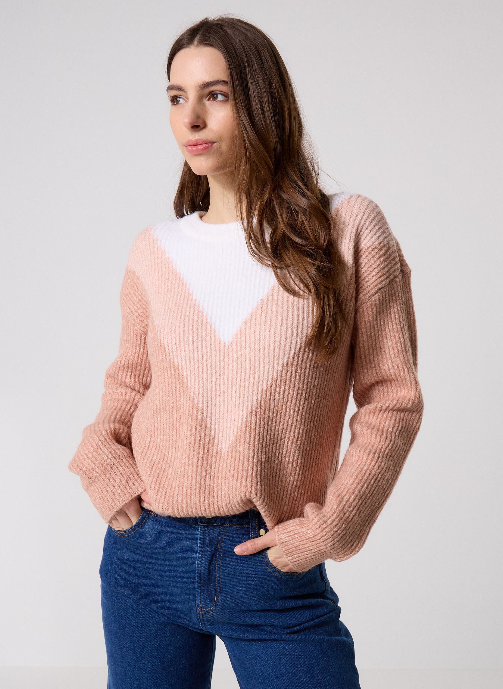 Pulls MJACKY femme rose MADE BY Pulls MJACKY femme rose MELANGE LIGHT PINK