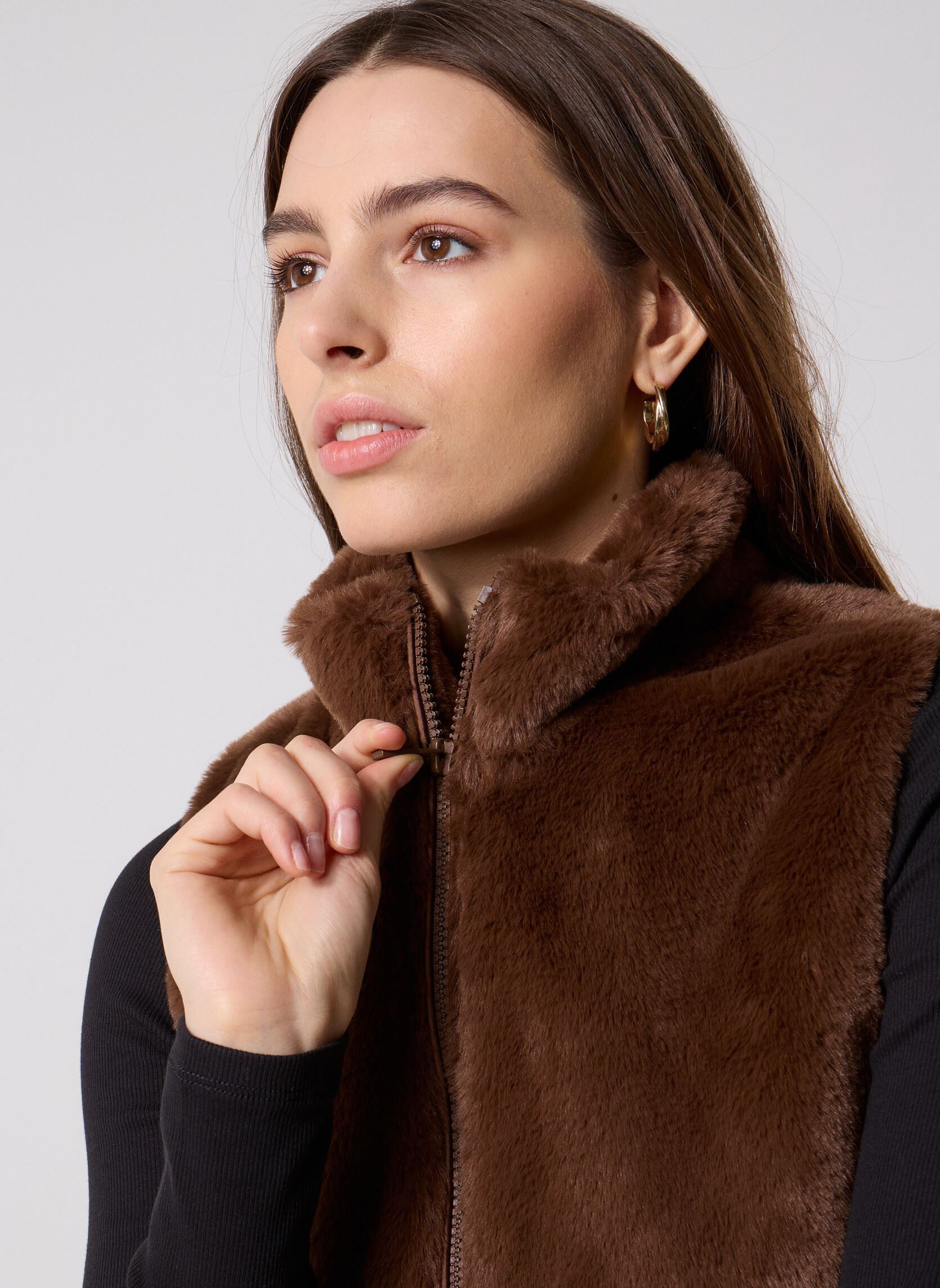 Bodywarmer VANCOUVER dames bruin MADE BY Bodywarmer VANCOUVER dames bruin COCOA