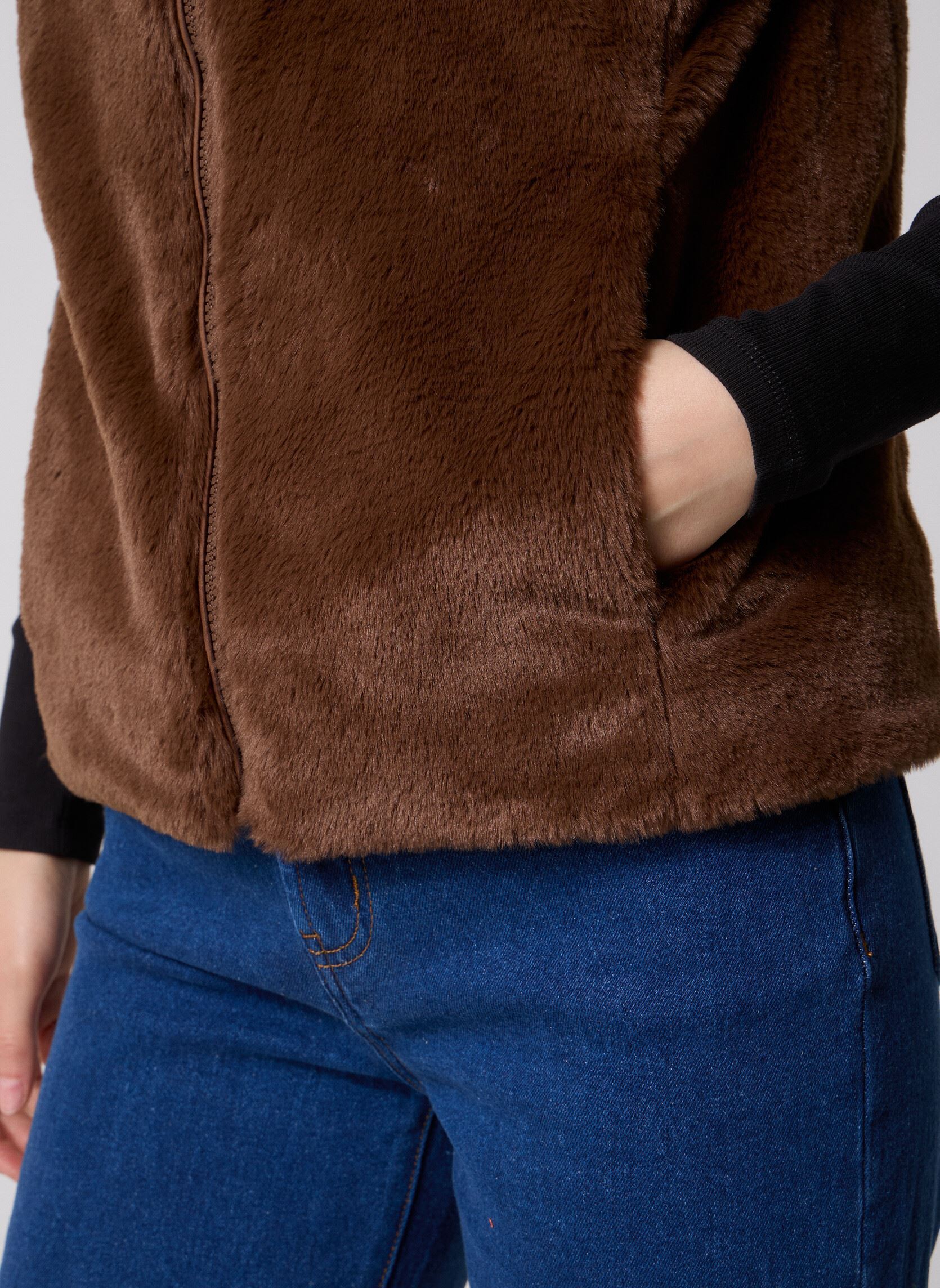 Bodywarmer VANCOUVER dames bruin MADE BY Bodywarmer VANCOUVER dames bruin COCOA