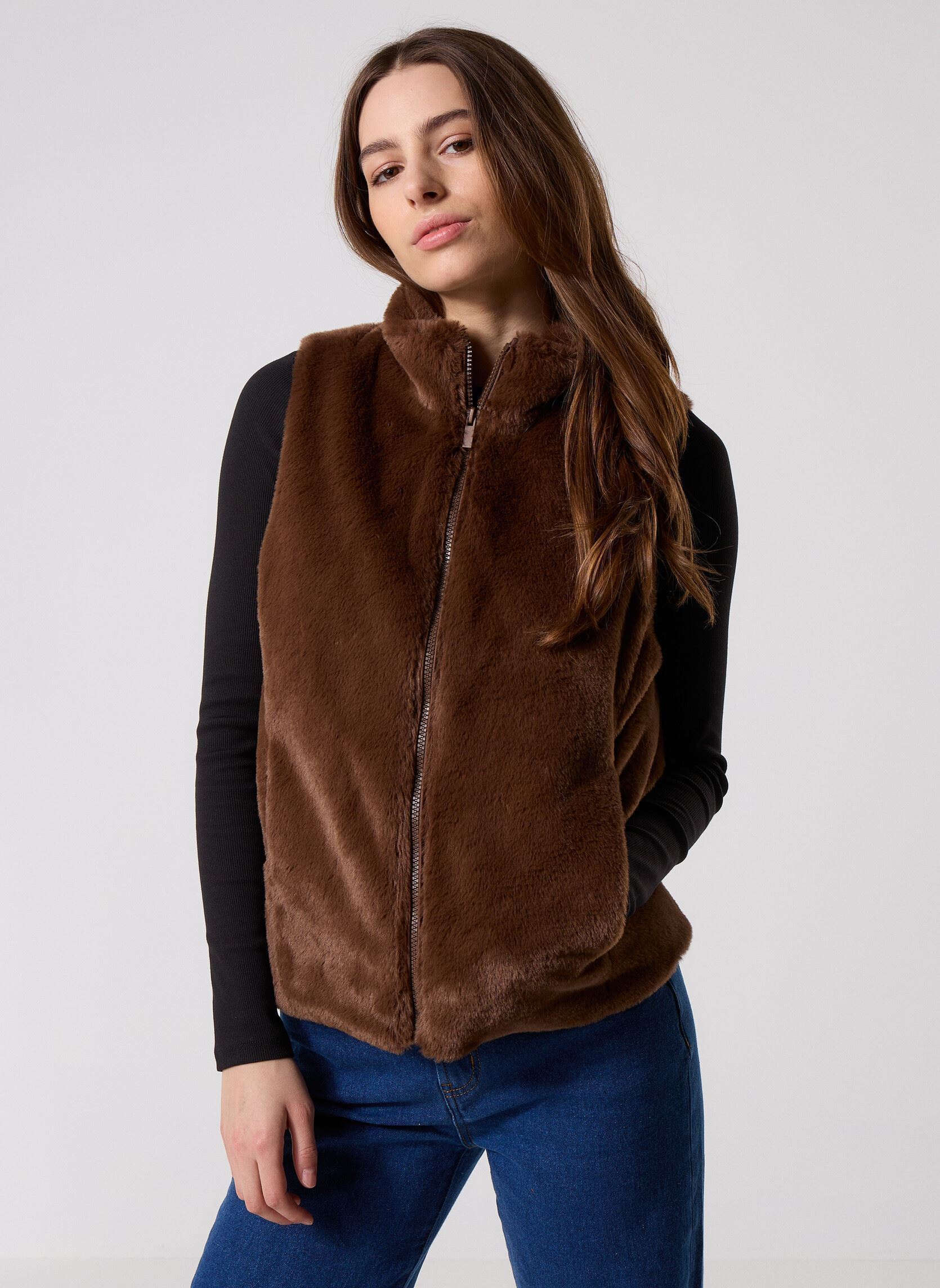 Bodywarmer VANCOUVER dames bruin MADE BY Bodywarmer VANCOUVER dames bruin COCOA