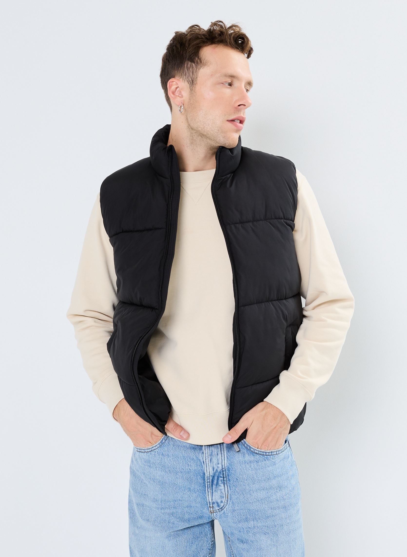 Daunenwesten GIPADDE herren schwarz MADE BY Daunenwesten GIPADDE herren schwarz JET BLACK