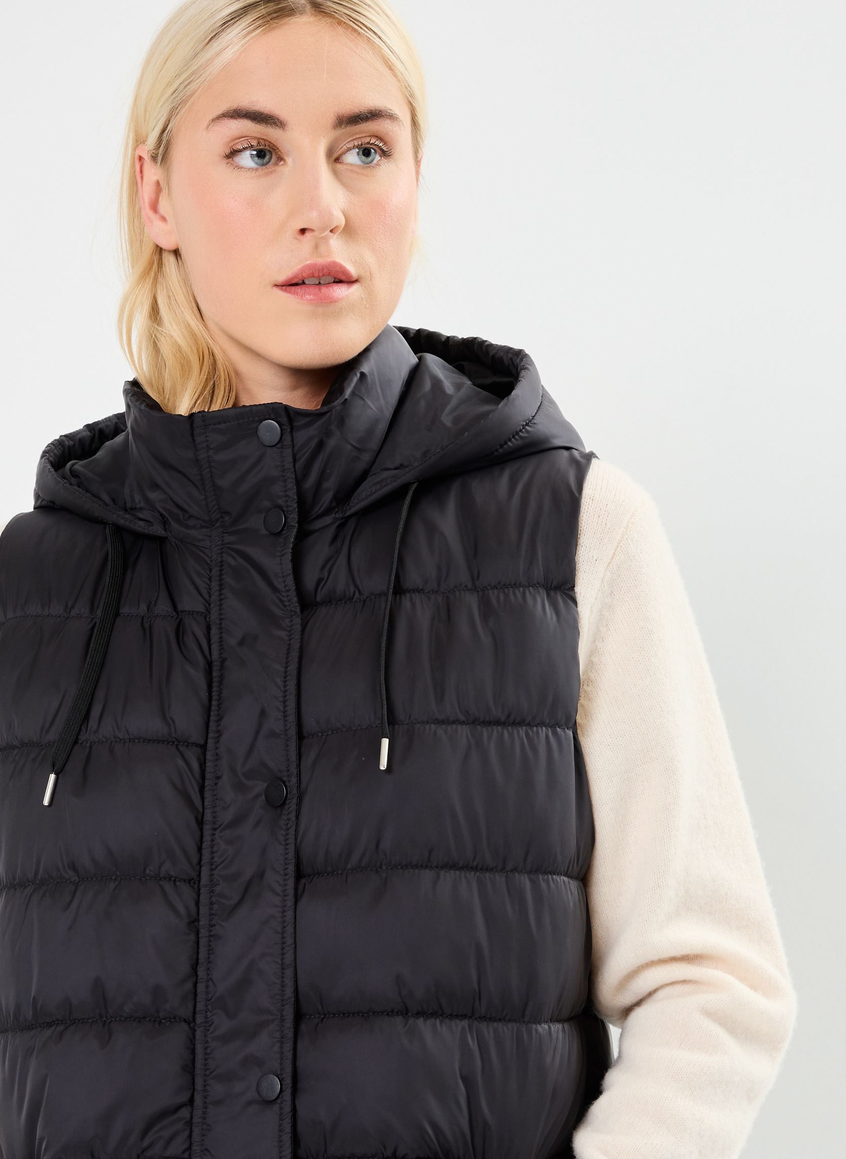 Gewatteerde jassen GEMINOLONGSM dames zwart MADE BY Gewatteerde jassen GEMINOLONGSM dames zwart JET BLACK
