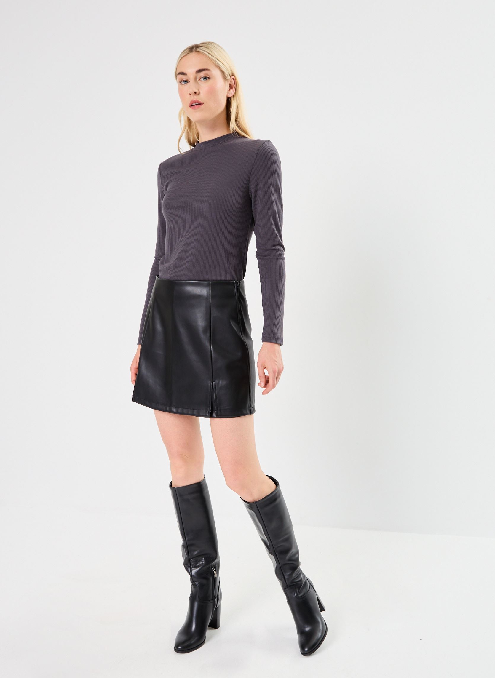 Jupes courtes JAMAIK femme noir MADE BY Jupes courtes JAMAIK femme noir JET BLACK