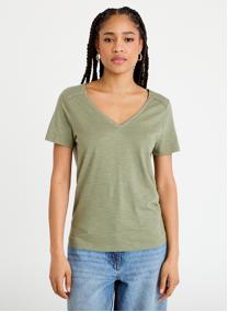 Tee-shirts KPLUMSLUB femme vert Cache Cache Tee-shirts KPLUMSLUB femme vert Vert anis