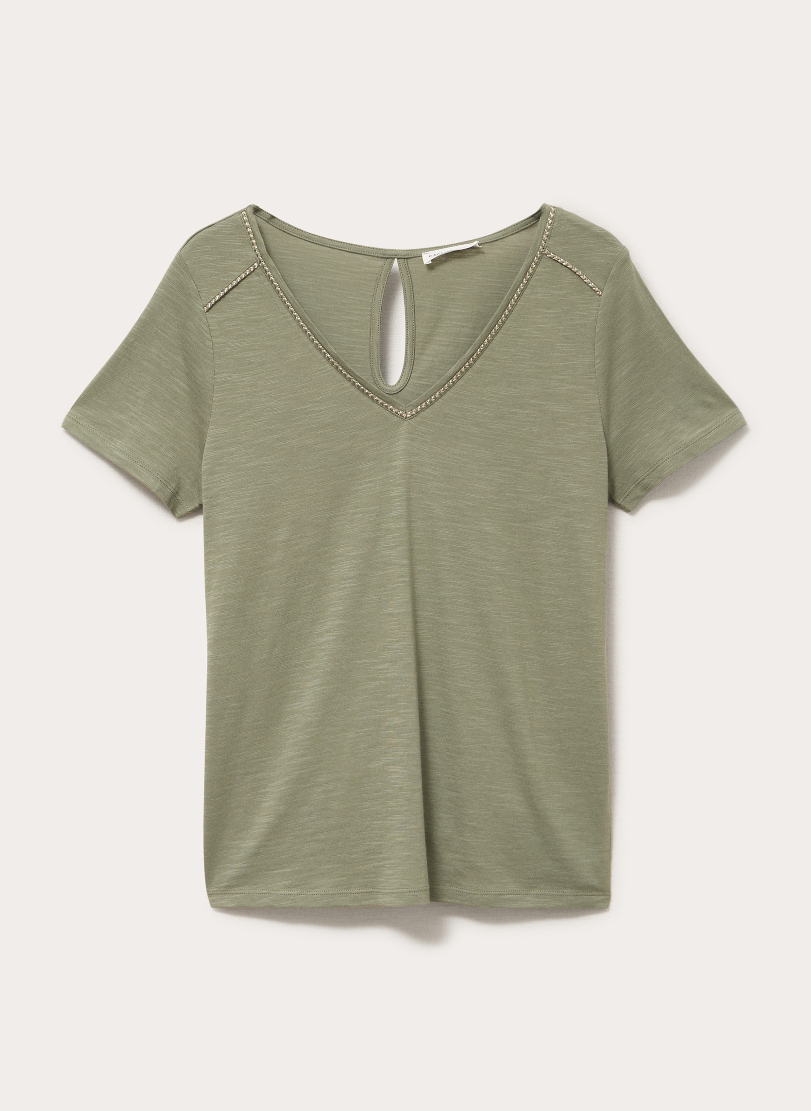 Tee-shirts KPLUMSLUB femme vert Cache Cache Tee-shirts KPLUMSLUB femme vert Vert anis