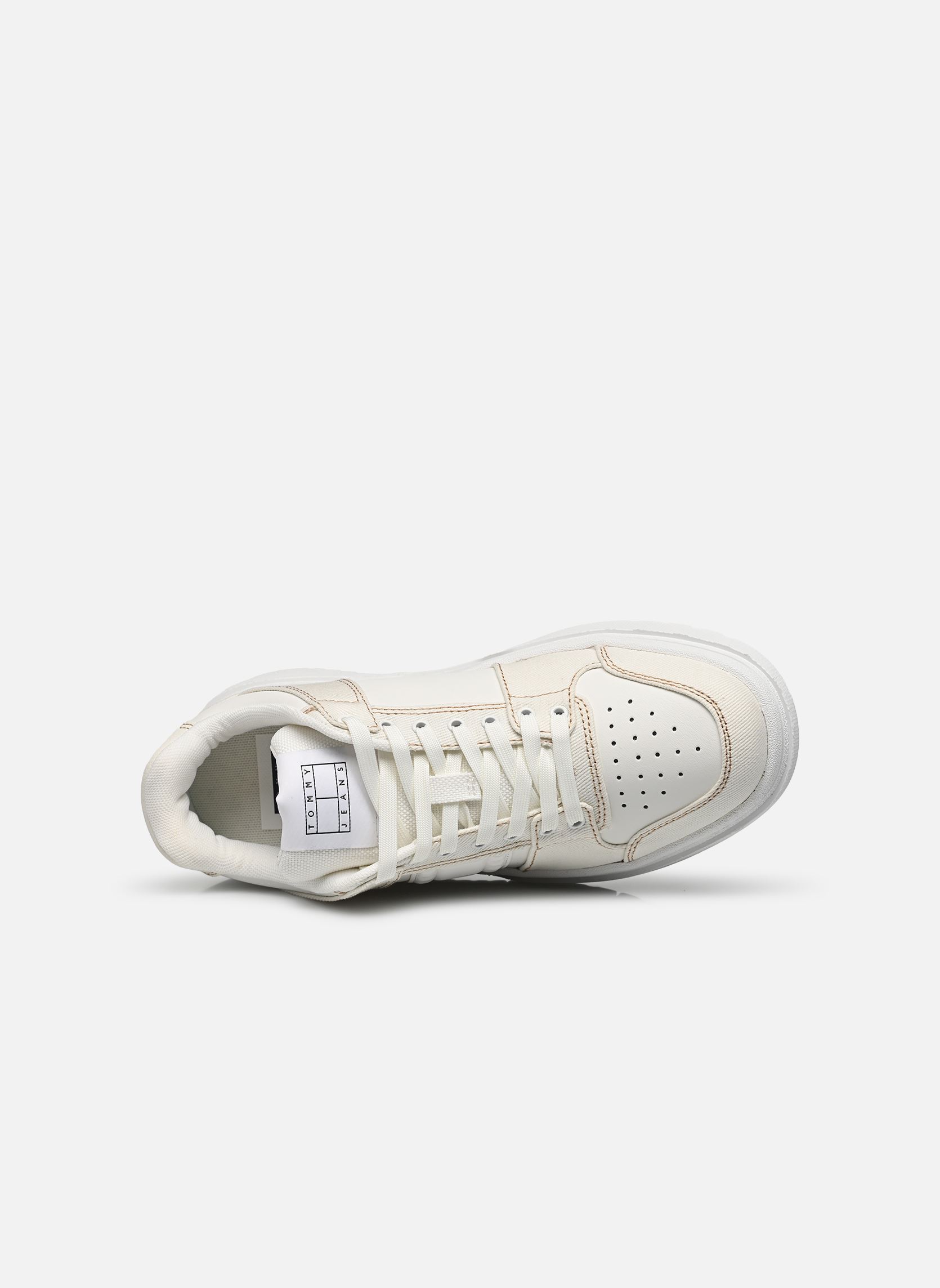 Baskets THE BROOKLYN MIX MEDIA femme blanc Tommy Jeans Baskets THE BROOKLYN MIX MEDIA femme blanc IVORY