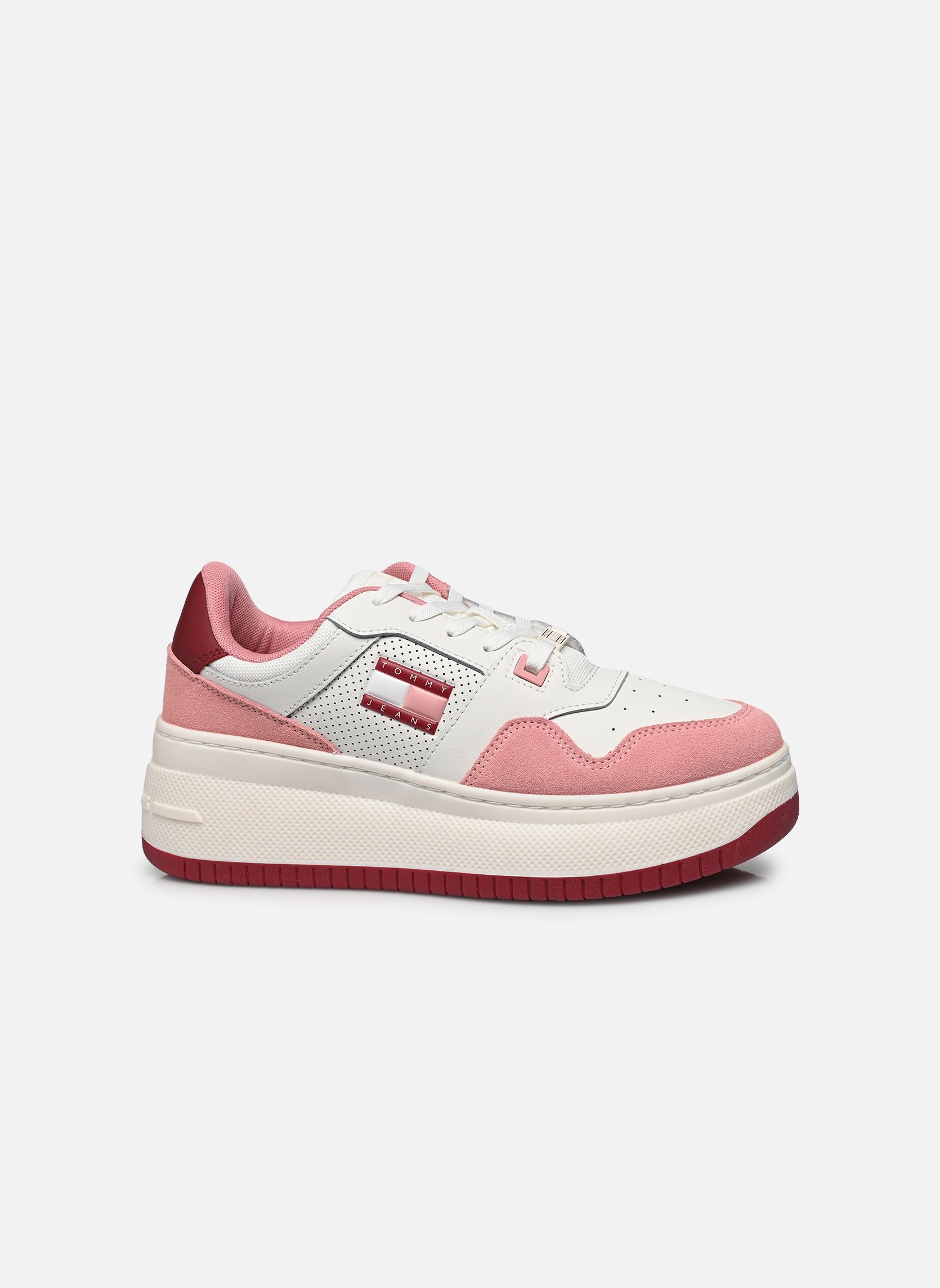 Sneaker TJW RETRO BASKET FLATFORM MIX damen rosa Tommy Jeans Sneaker TJW RETRO BASKET FLATFORM MIX damen rosa CHALKY PINK