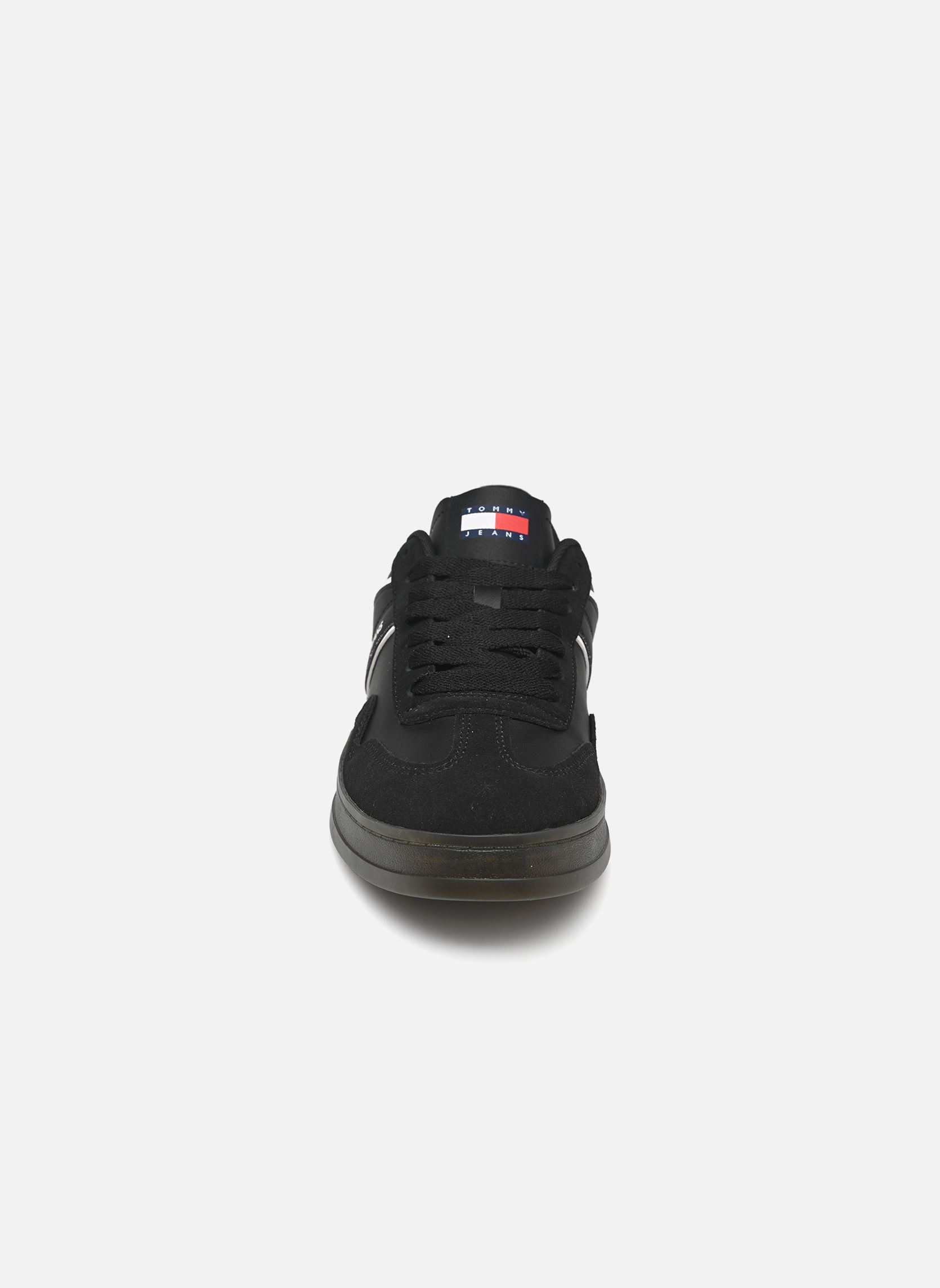 Sneaker TJM LEATHER RETRO CUPSOLE herren schwarz Tommy Jeans Sneaker TJM LEATHER RETRO CUPSOLE herren schwarz BLACK