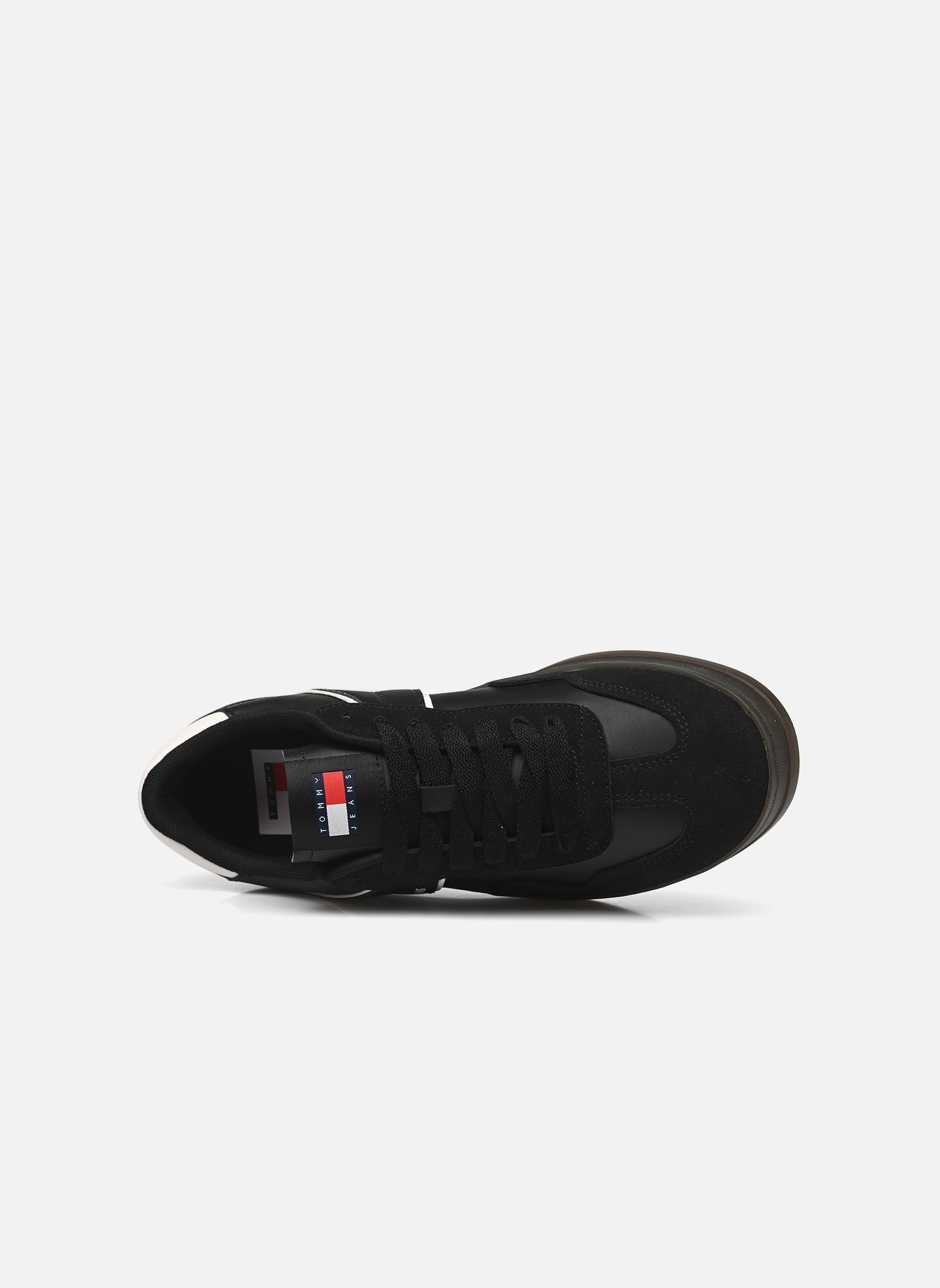 Sneaker TJM LEATHER RETRO CUPSOLE herren schwarz Tommy Jeans Sneaker TJM LEATHER RETRO CUPSOLE herren schwarz BLACK