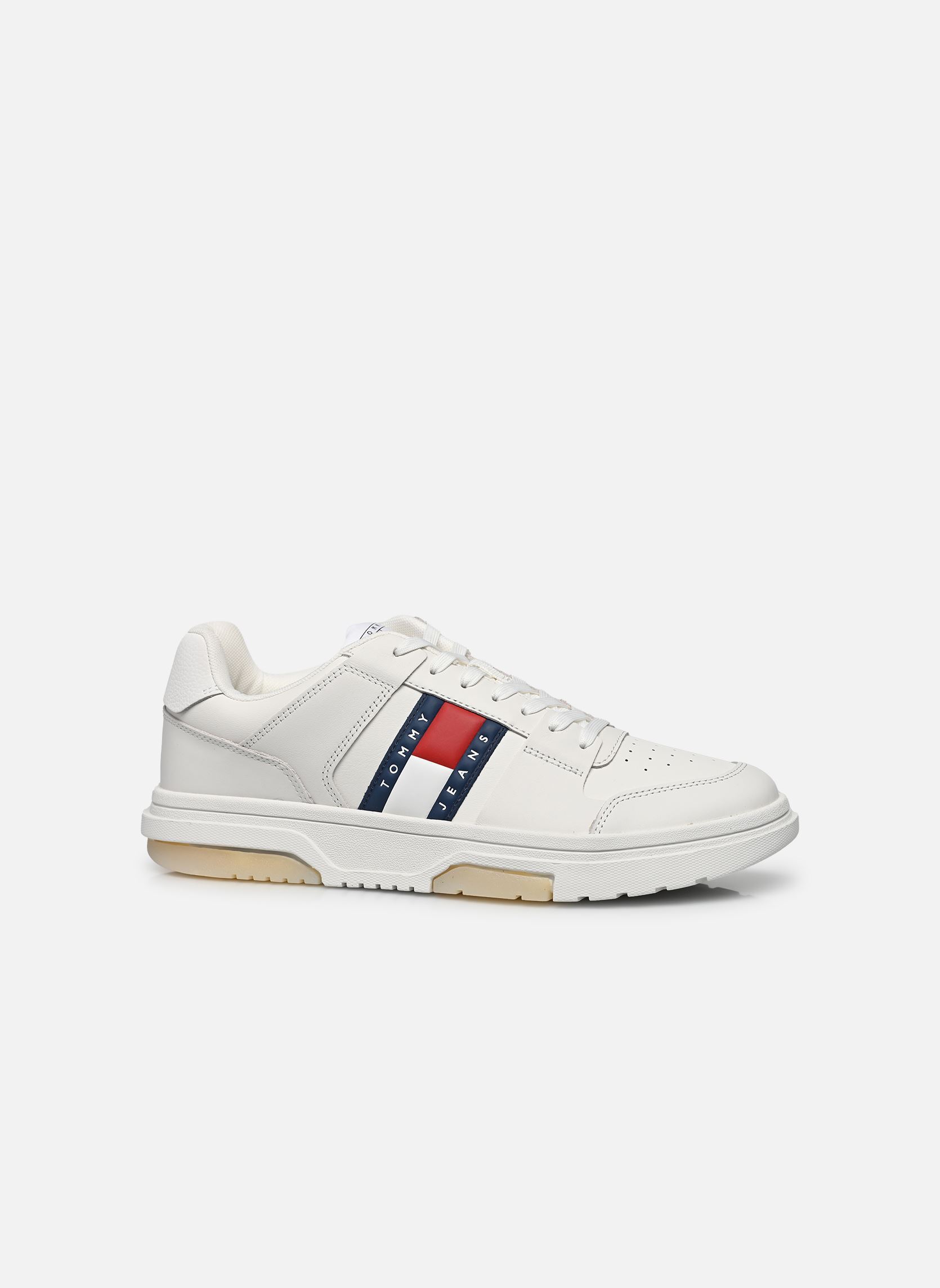 Baskets basses THE BROOKLYN LEATHER homme blanc Tommy Jeans Baskets basses THE BROOKLYN LEATHER homme blanc ECRU