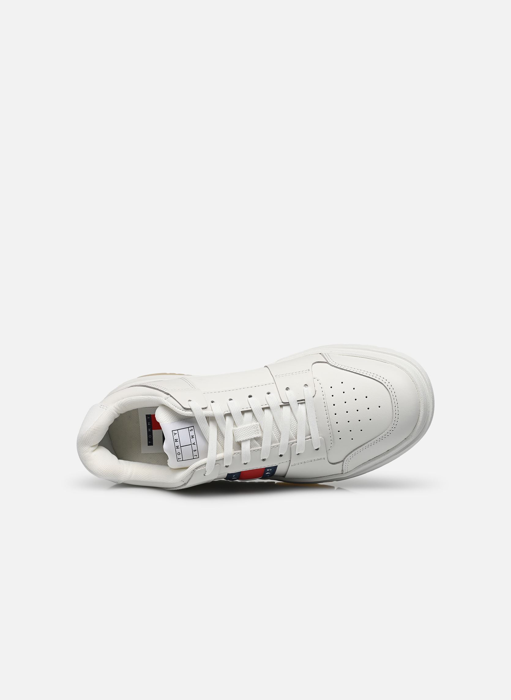 Baskets basses THE BROOKLYN LEATHER homme blanc Tommy Jeans Baskets basses THE BROOKLYN LEATHER homme blanc ECRU