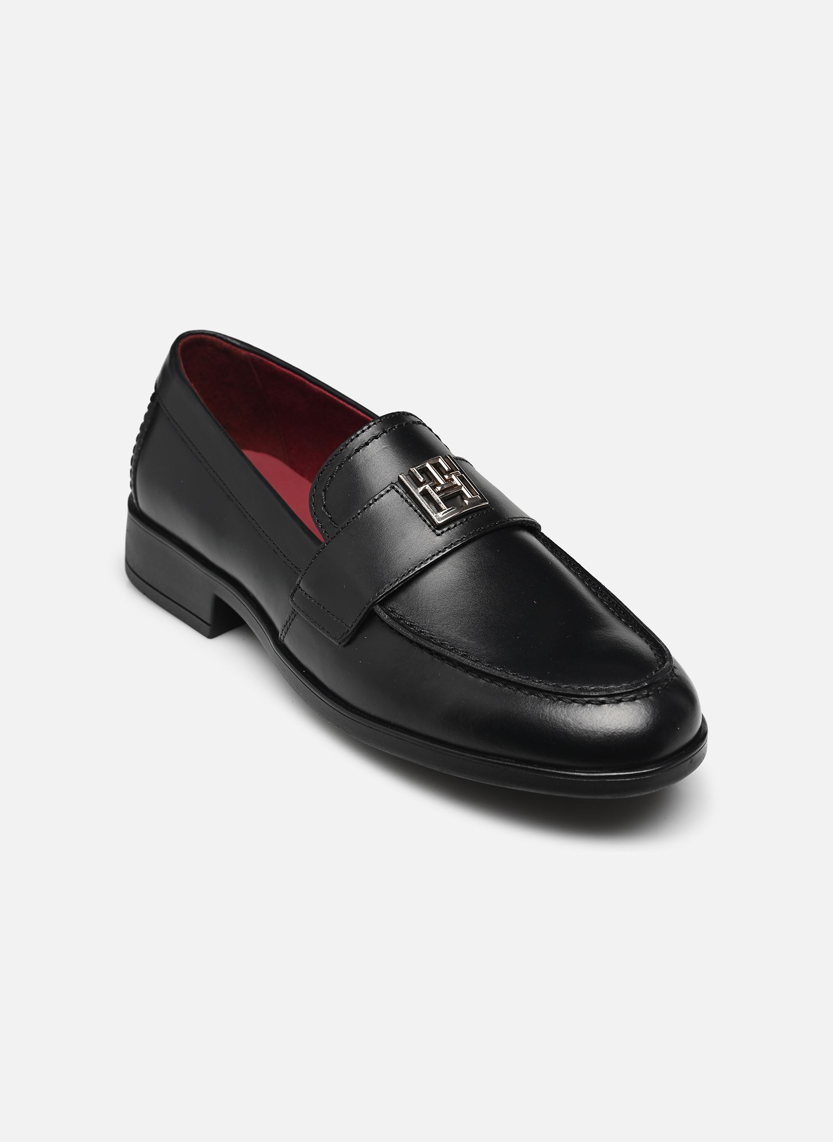Mocassins TH LEATHER CLASSIC LOAFER femme noir Tommy Hilfiger Mocassins TH LEATHER CLASSIC LOAFER femme noir BLACK