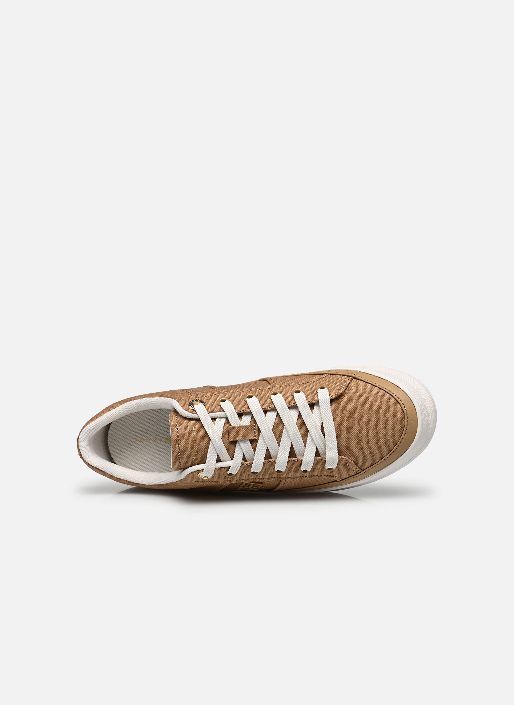 Sneaker TH VULC CANVAS SNEAKER damen braun Tommy Hilfiger Sneaker TH VULC CANVAS SNEAKER damen braun CLASSIC KHAKI