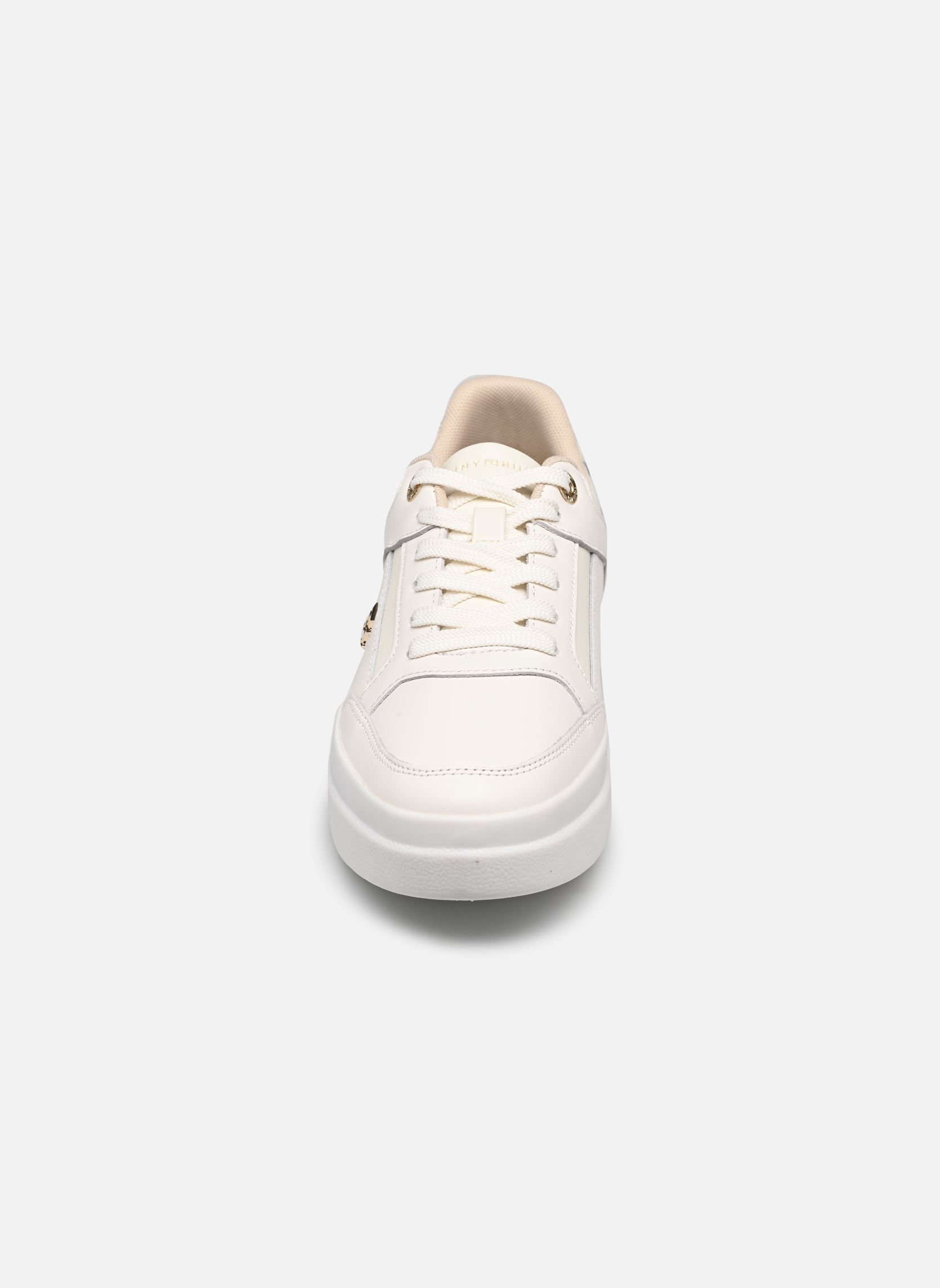 Sneakers LUX HARDWARE COURT SNEAKER dames wit Tommy Hilfiger Sneakers LUX HARDWARE COURT SNEAKER dames wit ANCIENT WHITE