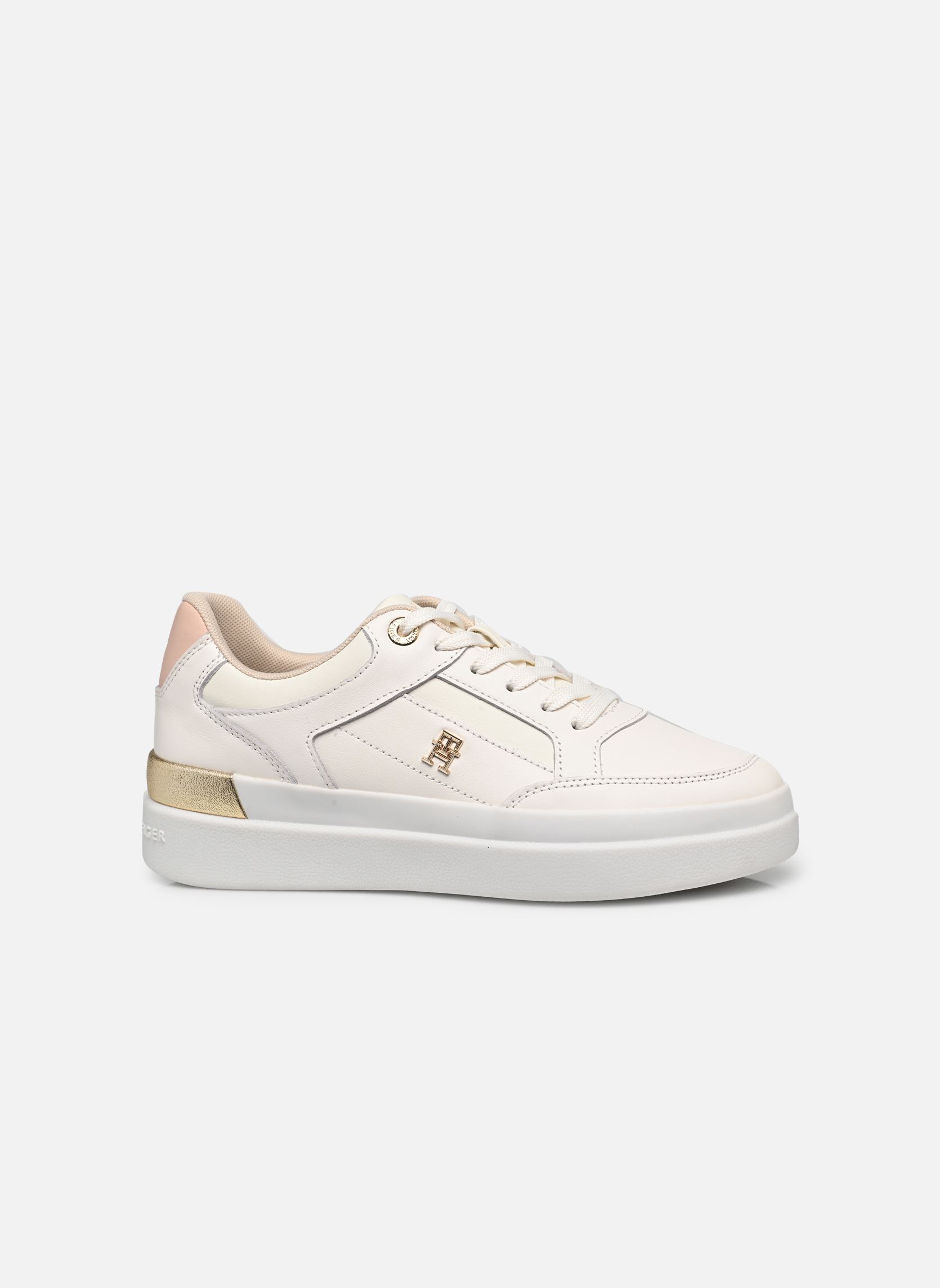 Sneakers LUX HARDWARE COURT SNEAKER dames wit Tommy Hilfiger Sneakers LUX HARDWARE COURT SNEAKER dames wit ANCIENT WHITE