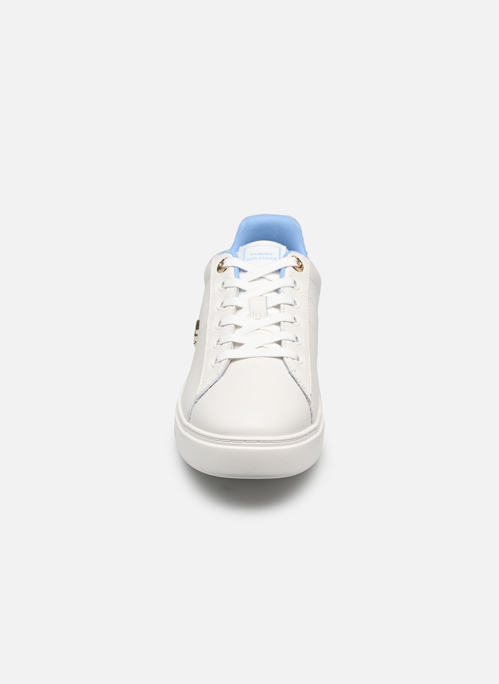 Baskets ELEVATED ESSENT SNEAKER MONOGRAM femme blanc Tommy Hilfiger Baskets ELEVATED ESSENT SNEAKER MONOGRAM femme blanc ECRU/VESSEL BLUE