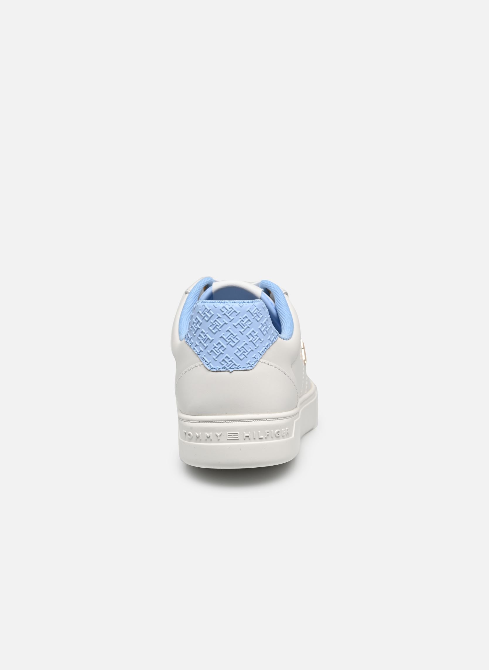 Baskets ELEVATED ESSENT SNEAKER MONOGRAM femme blanc Tommy Hilfiger Baskets ELEVATED ESSENT SNEAKER MONOGRAM femme blanc ECRU/VESSEL BLUE