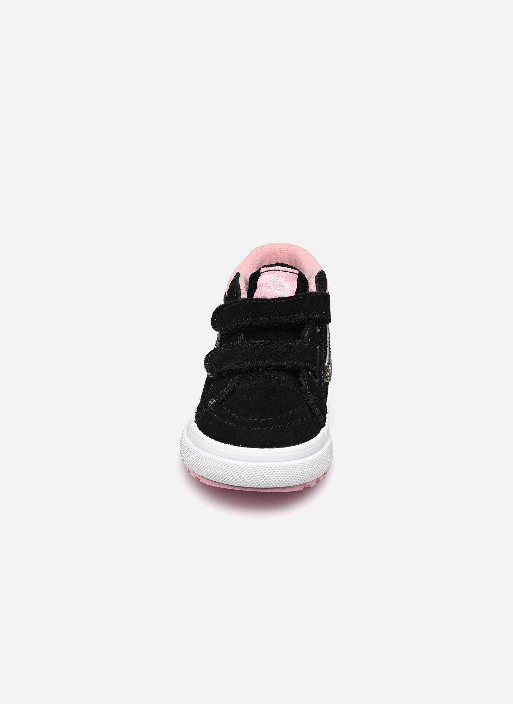 Baskets MTE SK8-Mid Reissue V BB fille noir Vans Baskets MTE SK8-Mid Reissue V BB fille noir FLORAL BLACK/PINK