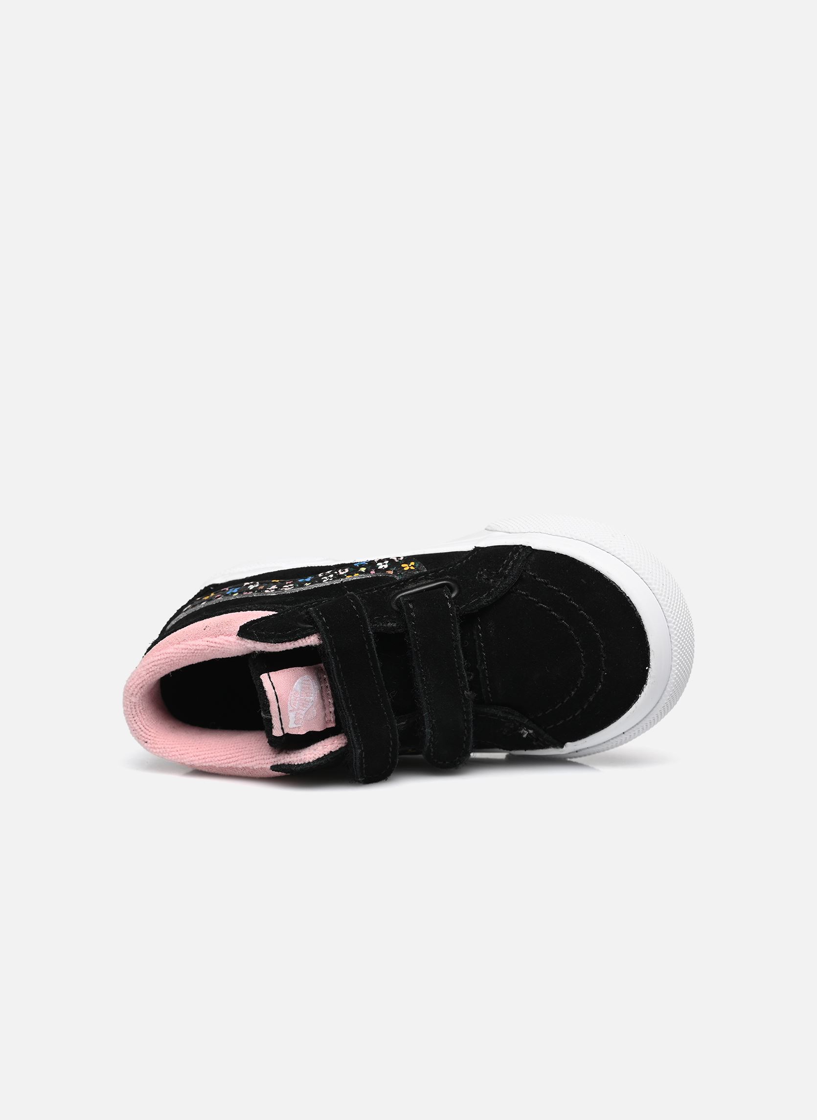 Baskets MTE SK8-Mid Reissue V BB fille noir Vans Baskets MTE SK8-Mid Reissue V BB fille noir FLORAL BLACK/PINK