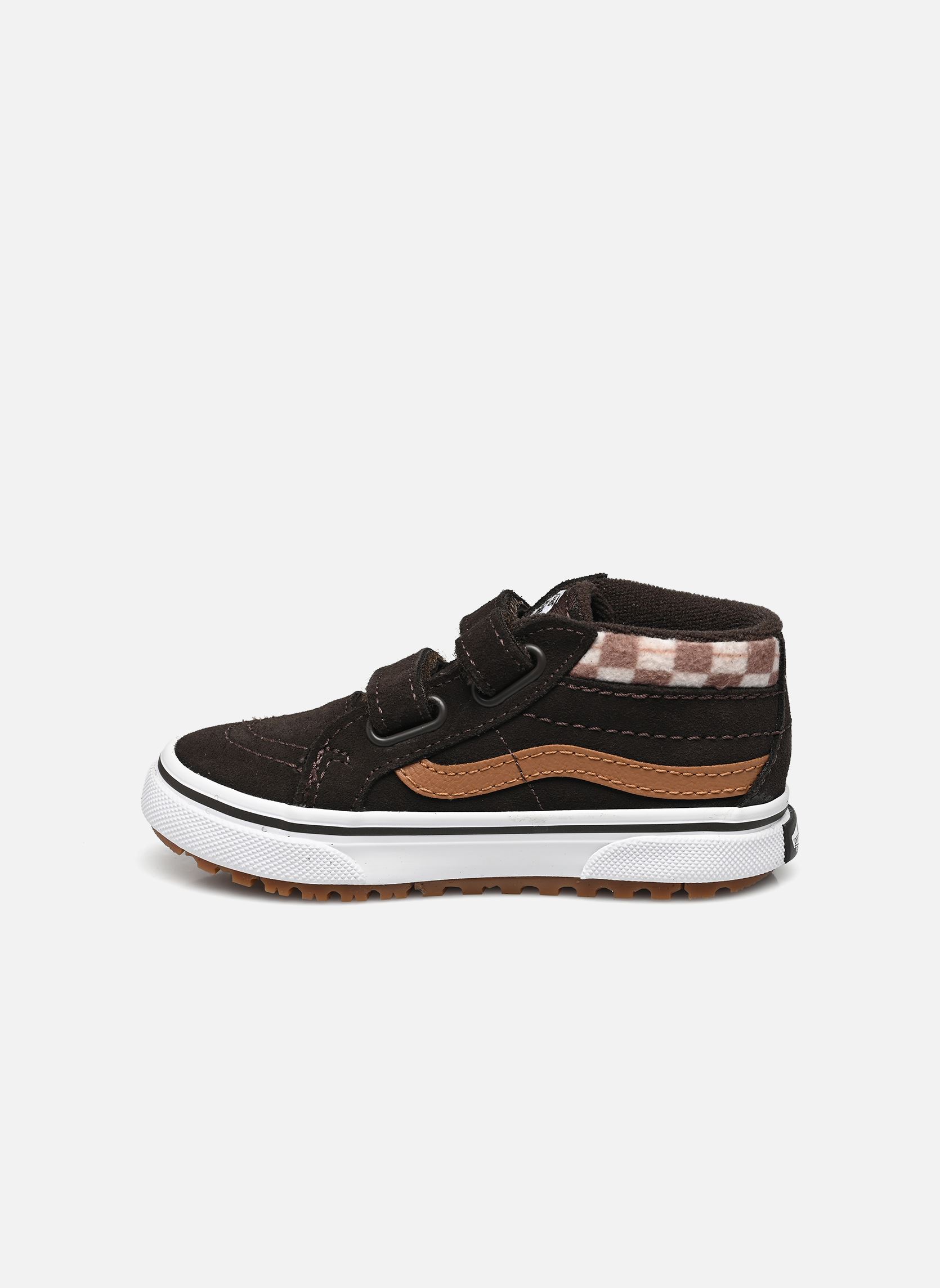 Baskets MTE SK8-Mid Reissue V BB garçon marron Vans Baskets MTE SK8-Mid Reissue V BB garçon marron BROWN/TRUE WHITE