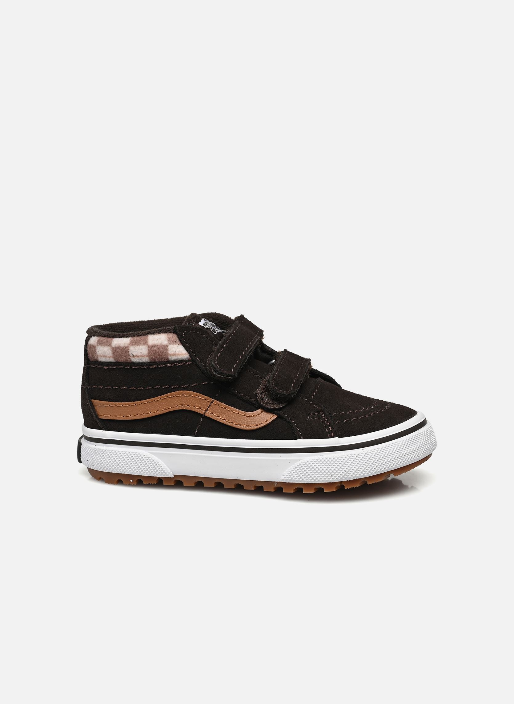 Baskets MTE SK8-Mid Reissue V BB garçon marron Vans Baskets MTE SK8-Mid Reissue V BB garçon marron BROWN/TRUE WHITE