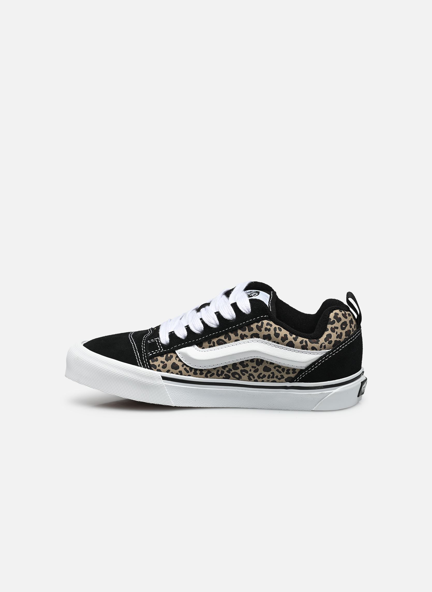 Sneaker JN Knu Skool mädchen schwarz Vans Sneaker JN Knu Skool mädchen schwarz BLACK/LEOPARD