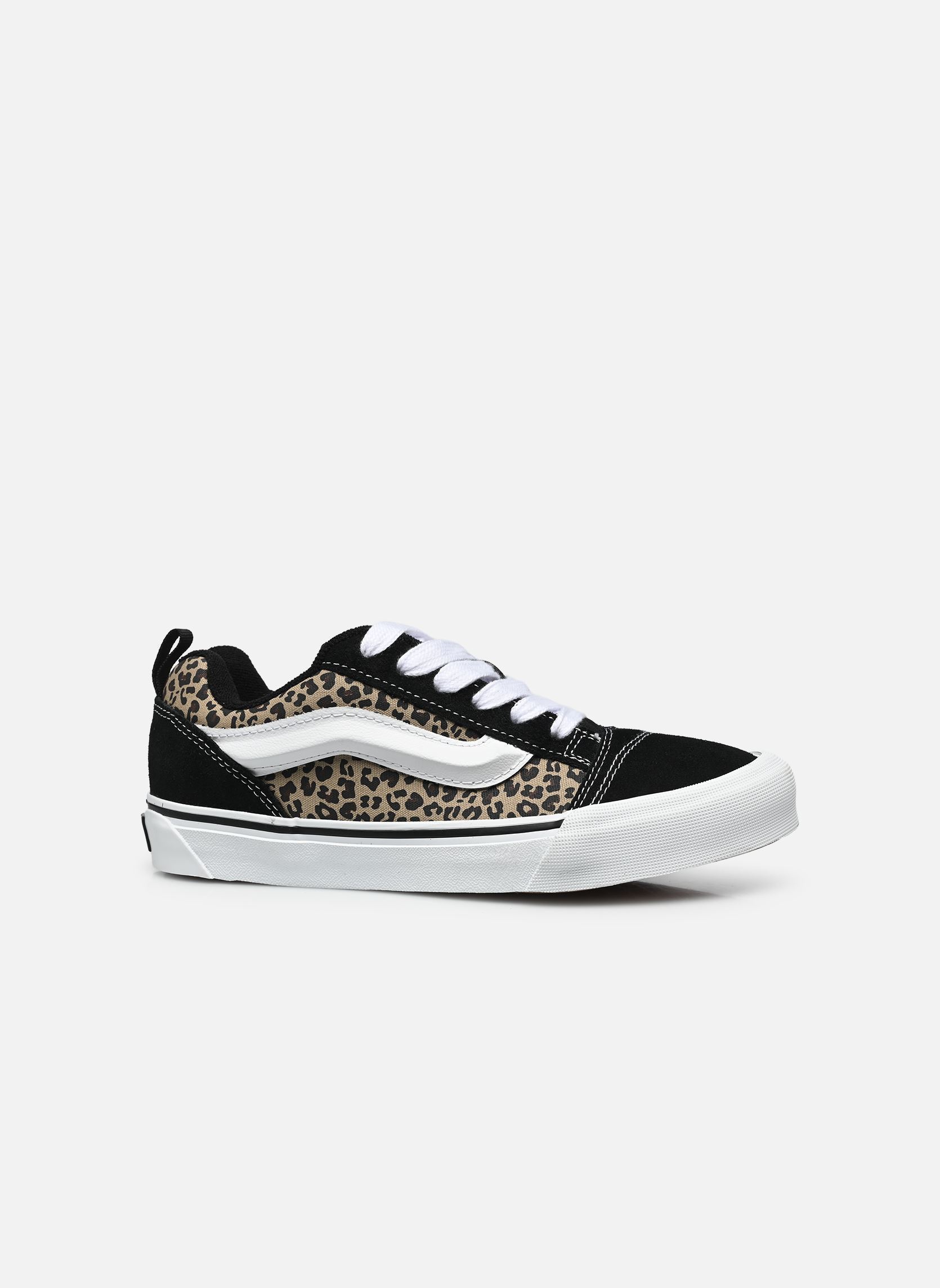 Sneaker JN Knu Skool mädchen schwarz Vans Sneaker JN Knu Skool mädchen schwarz BLACK/LEOPARD