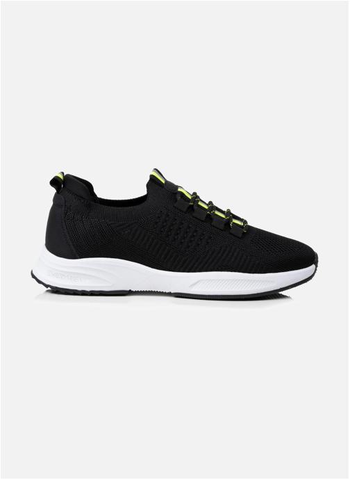 Isotoner Baskets basses Basket Confort Homme slip-on Noir/jaune homme noir